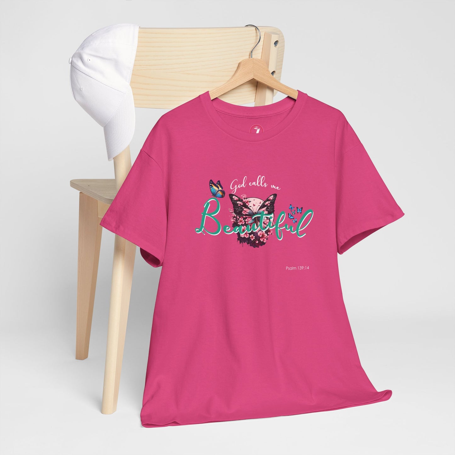 God Calls Me Beautiful Unisex Heavy Cotton Tee