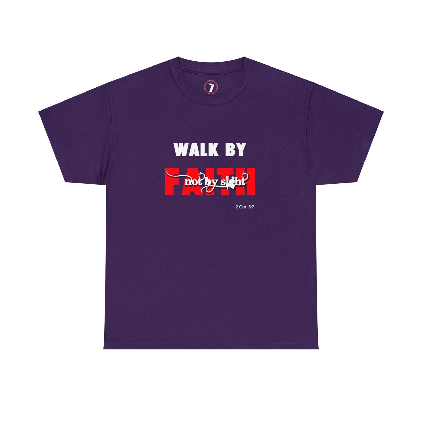 Walk by Faith Unisex Heavy Cotton Tee