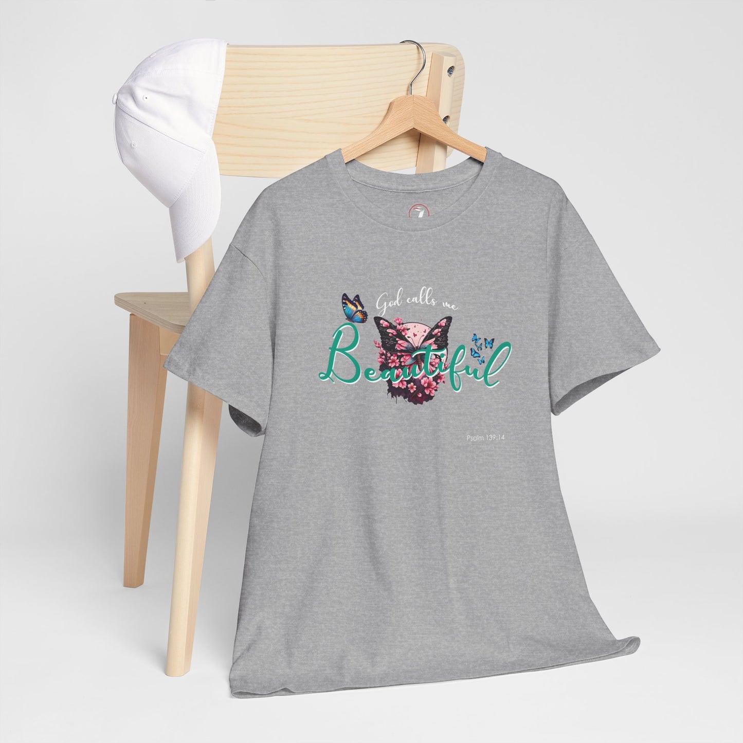 God Calls Me Beautiful Unisex Heavy Cotton Tee