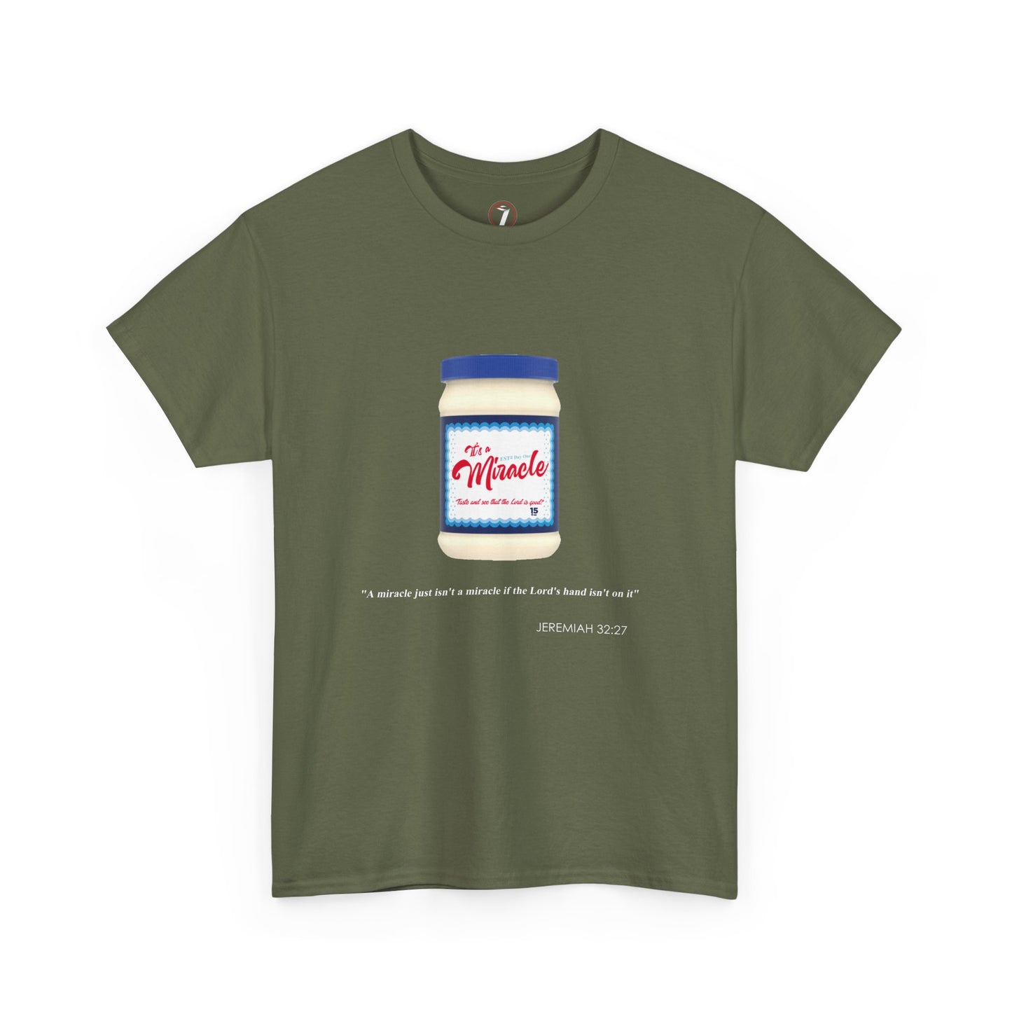 It's a Miracle Inspirational Unisex Heavy Cotton Tee