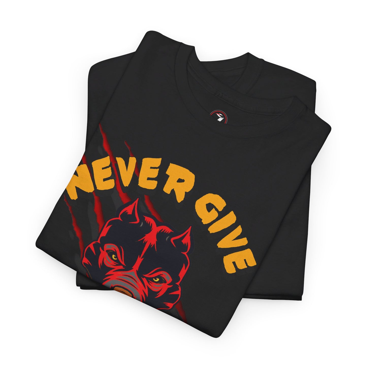 Never Give Up Unisex Heavy Cotton Tee
