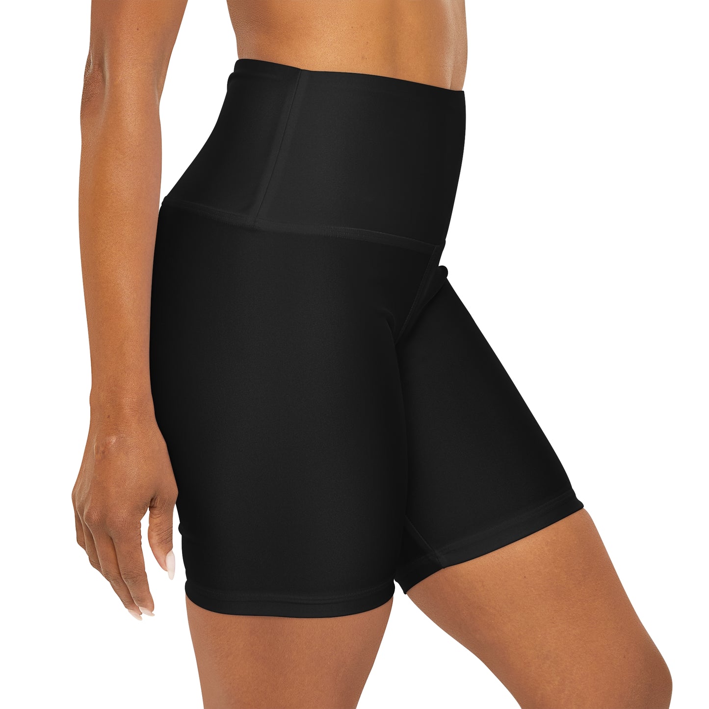 Inspire Wear High Waisted Yoga Shorts (AOP)