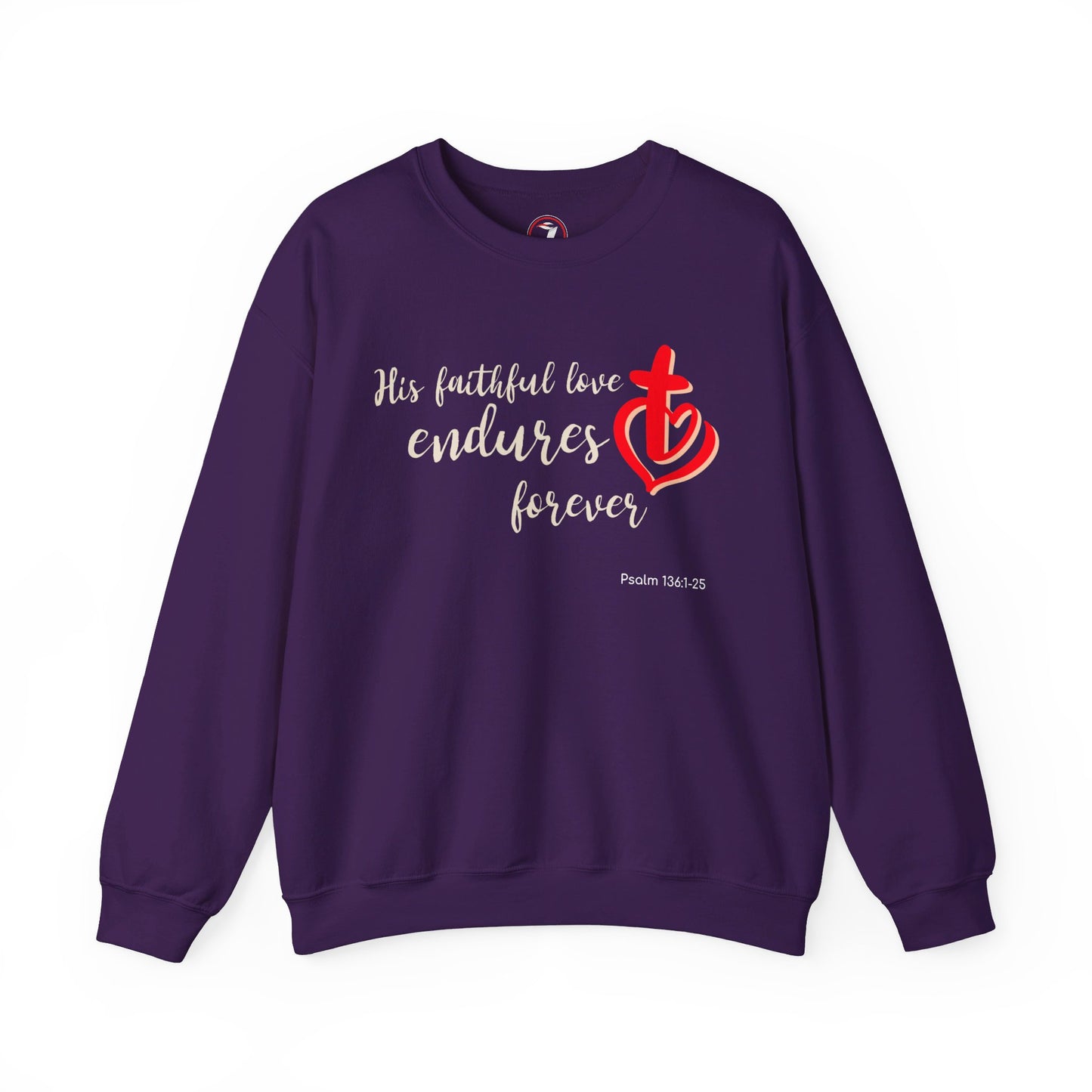 His Faithful Love Unisex Heavy Blend™ Crewneck Sweatshirt