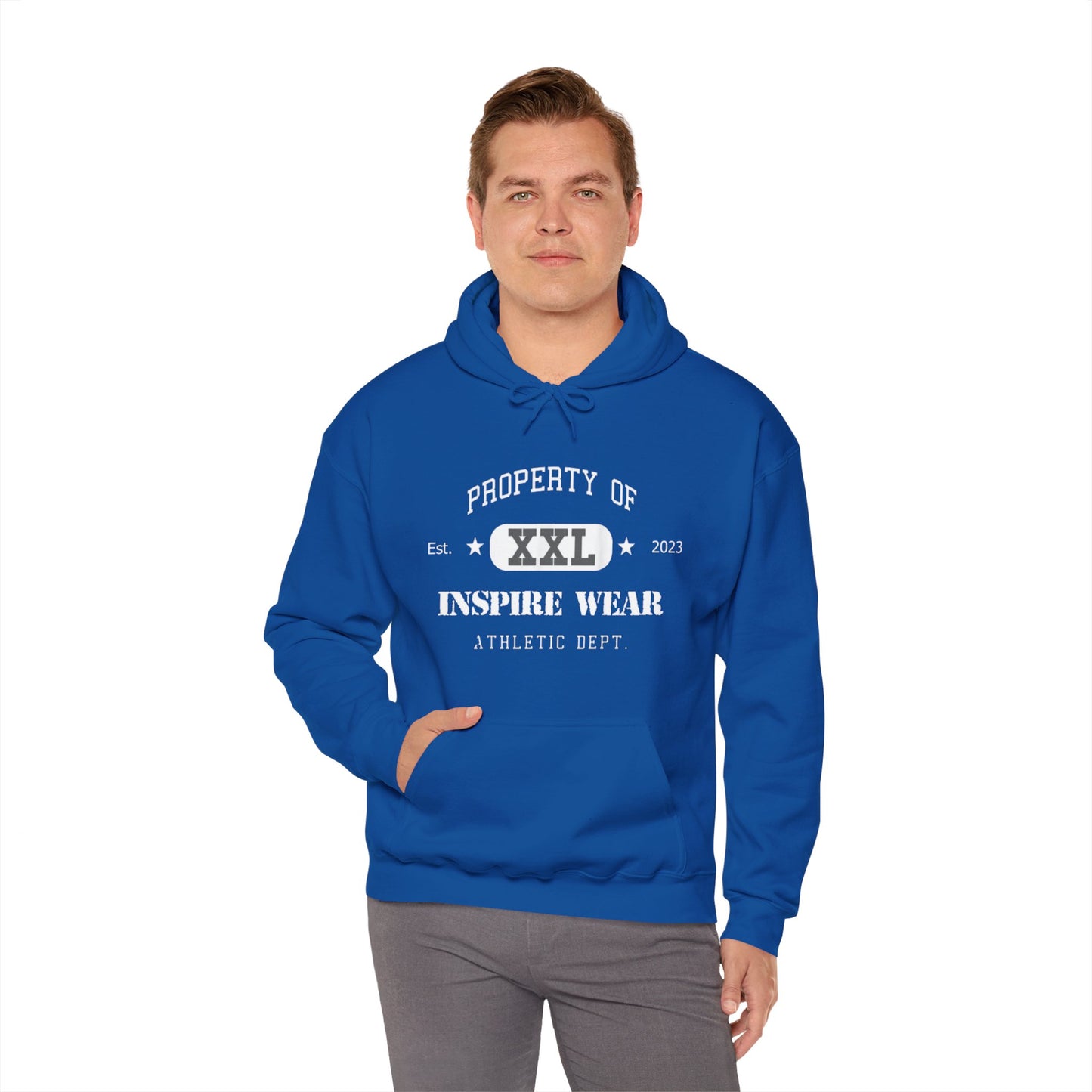 Inspire Wear Athletic Unisex Heavy Blend™ Hooded Sweatshirt