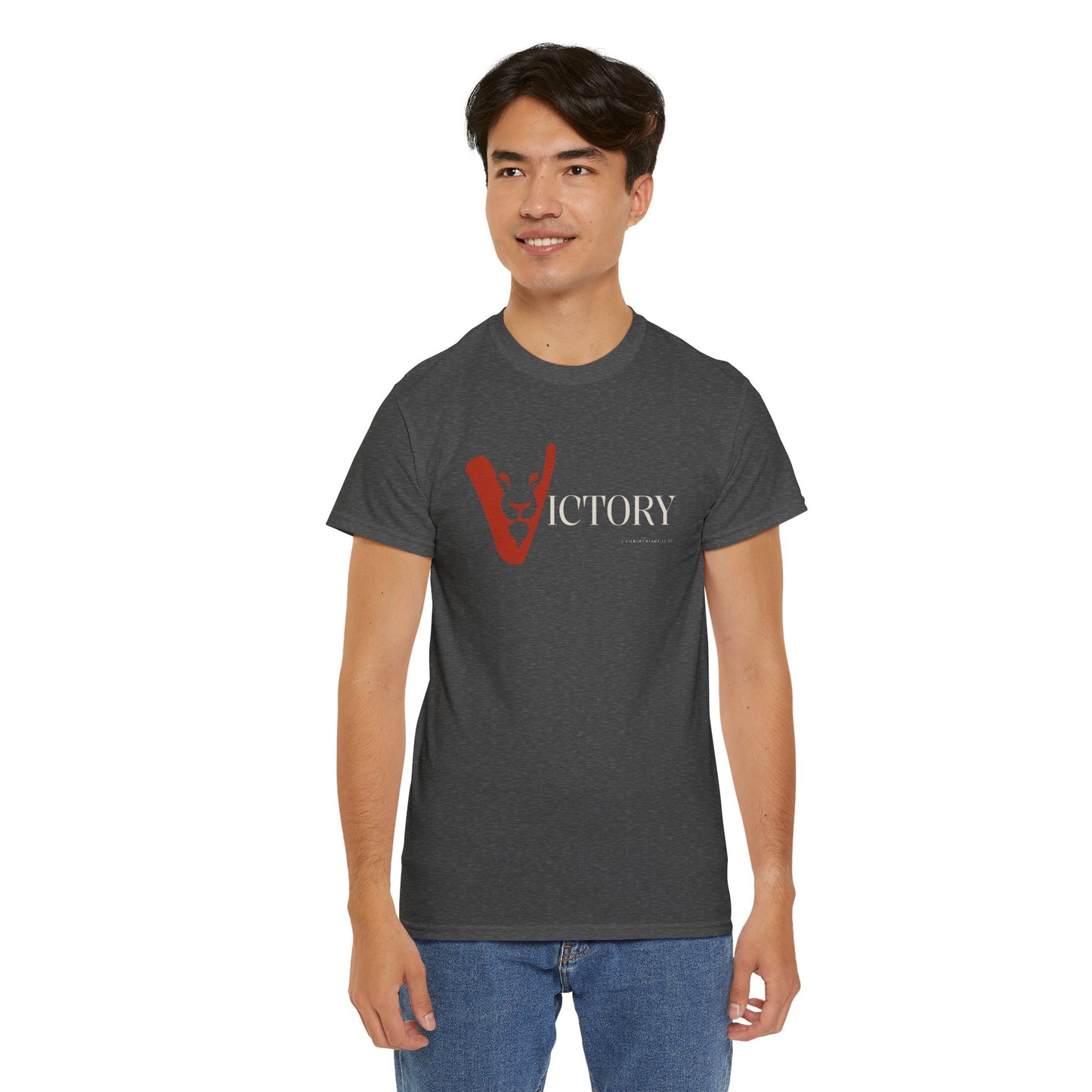 Victory in Jesus Unisex Heavy Cotton Tee