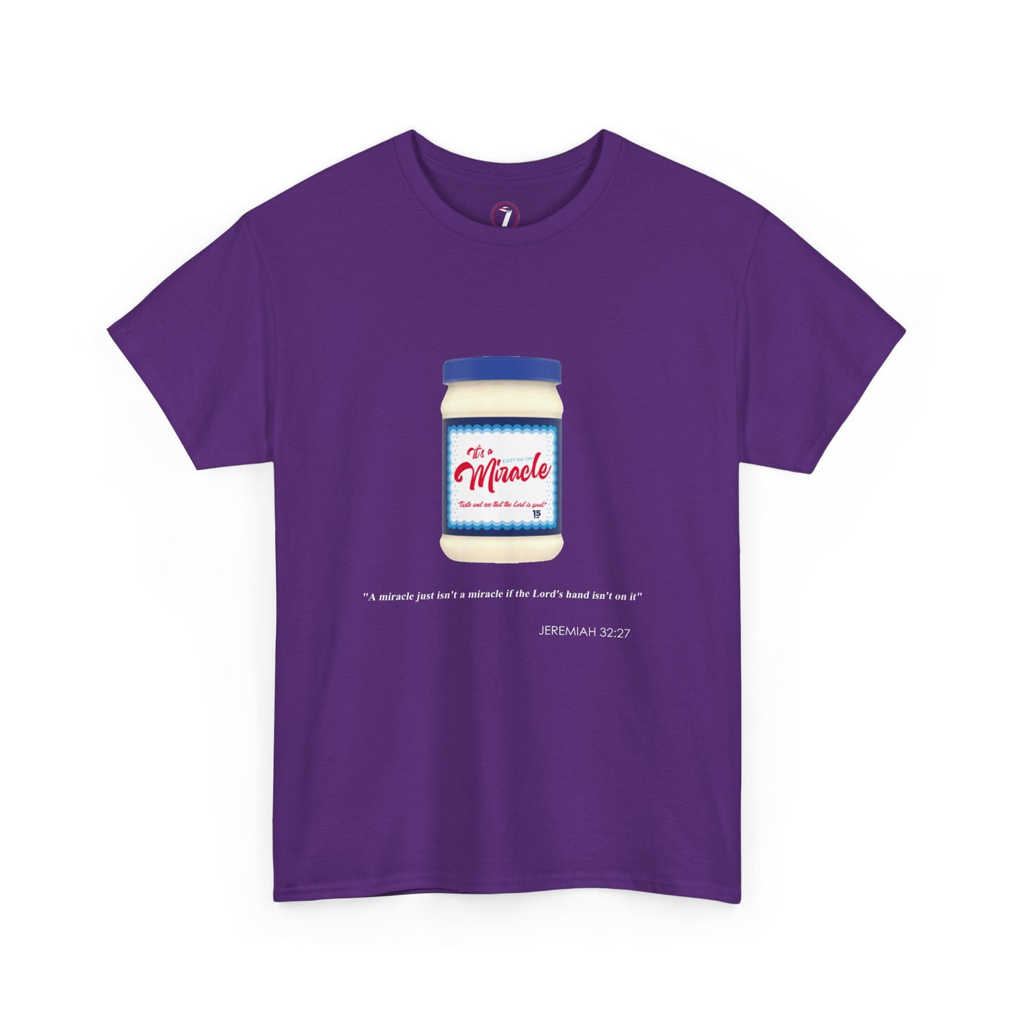 It's a Miracle Inspirational Unisex Heavy Cotton Tee