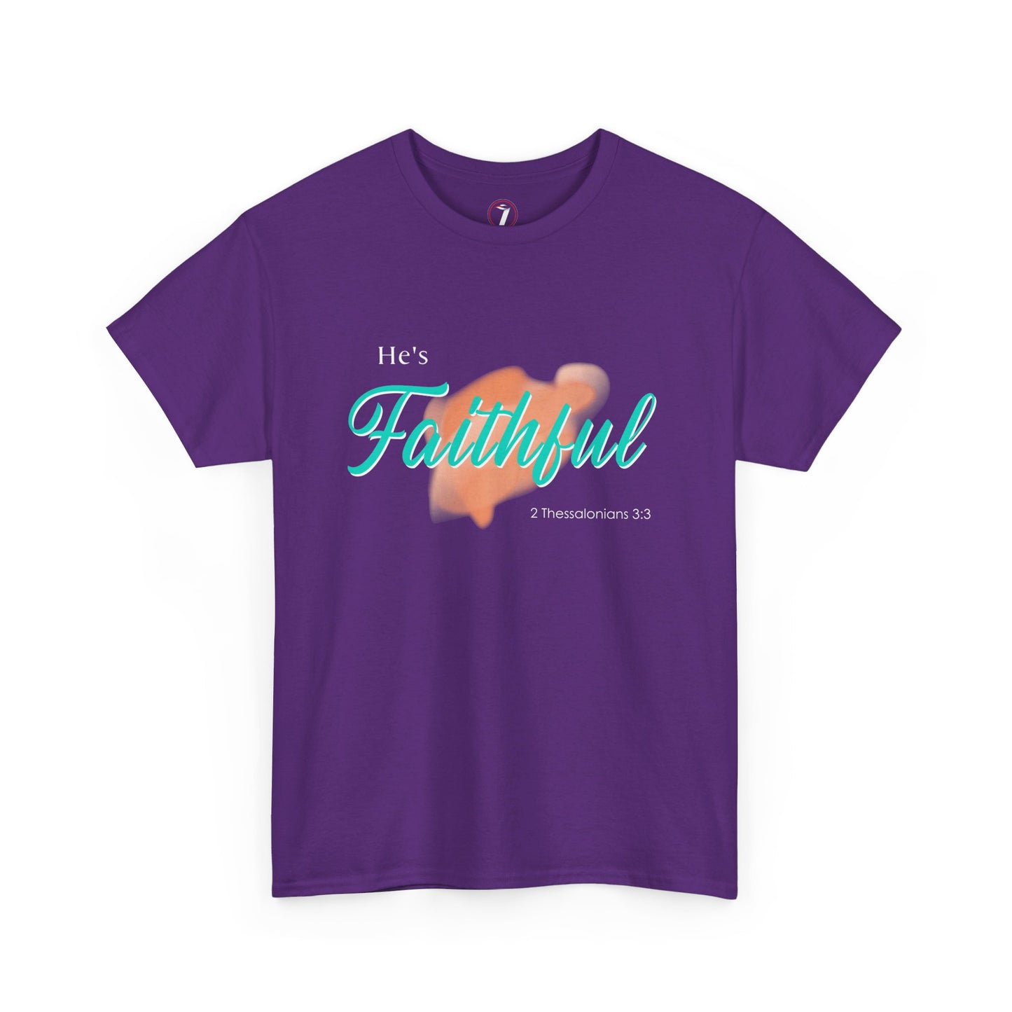 He's Faithful Unisex Heavy Cotton Tee