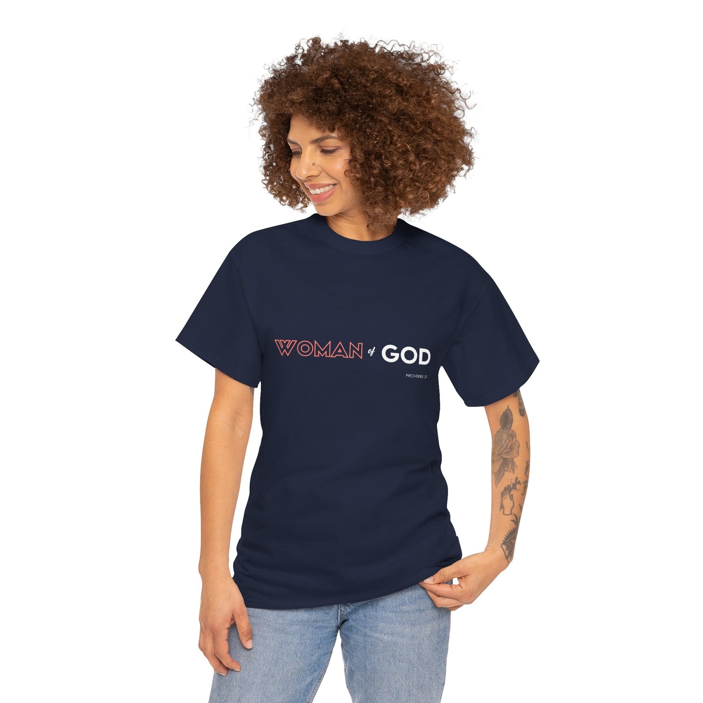 Empowering Woman of God Tee - Unisex Heavy Cotton Shirt