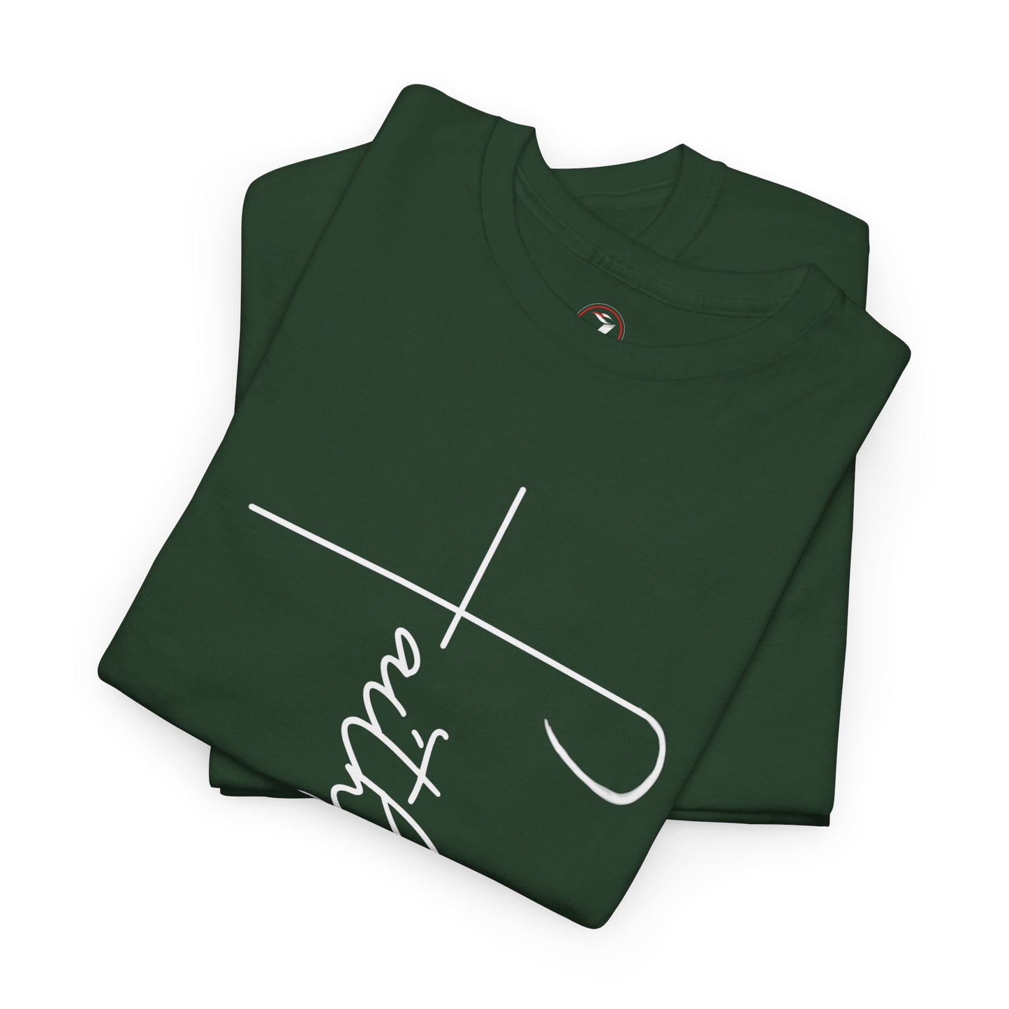 Faithful Fancy Script Unisex Heavy Cotton Tee