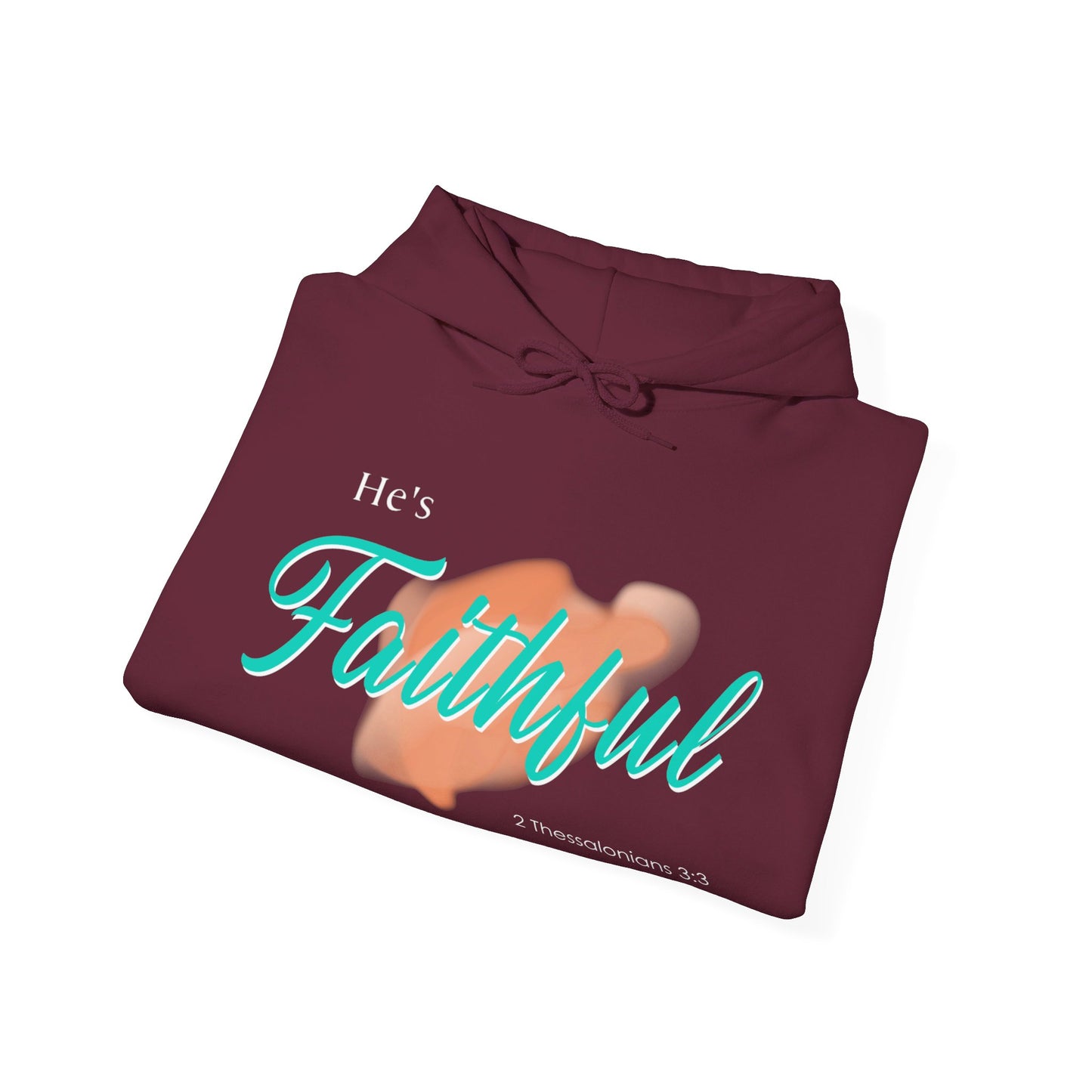 He's Faithful Unisex Heavy Blend™ Hooded Sweatshirt