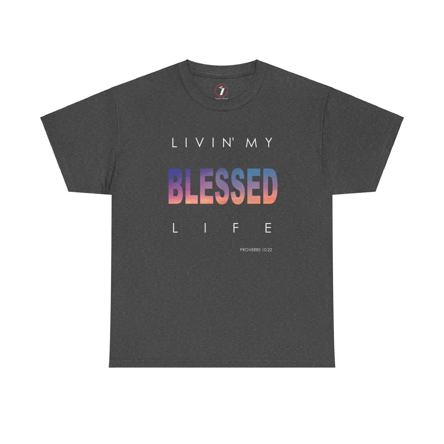 Livin' My Blessed Life Unisex Heavy Cotton Tee