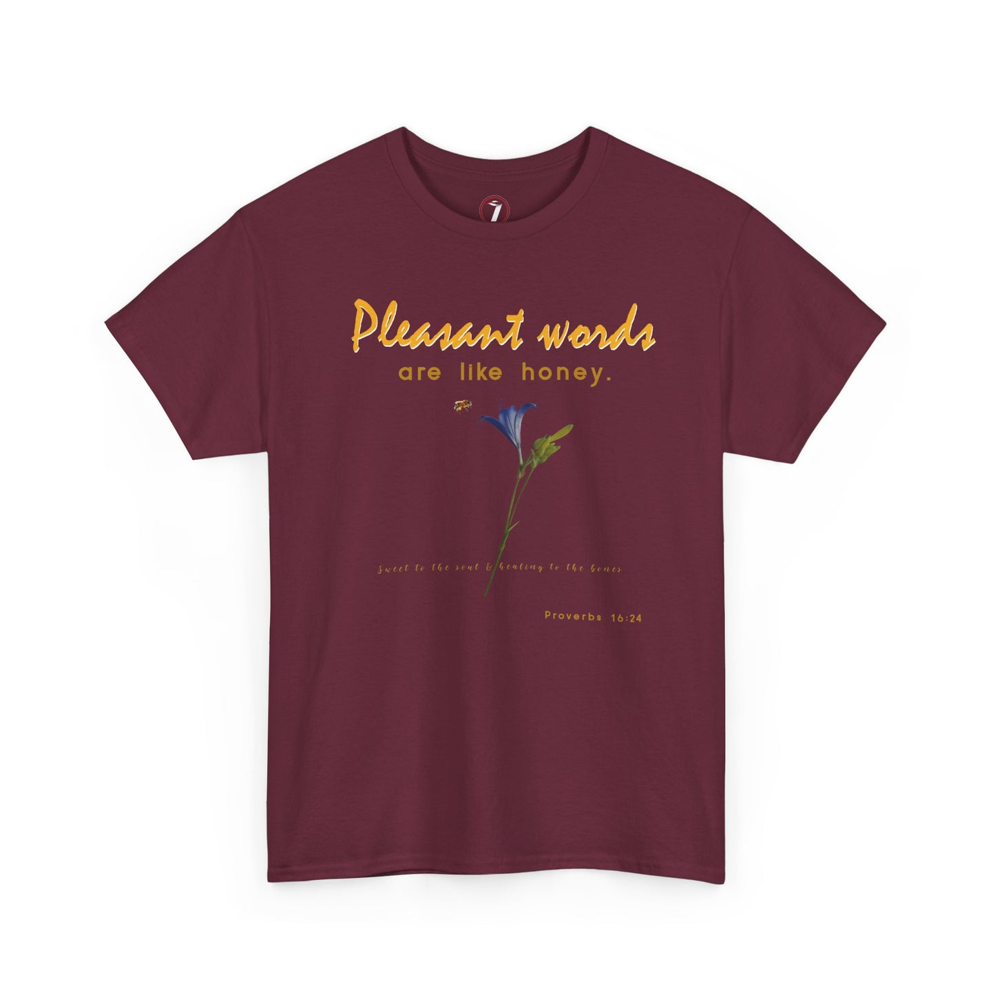 Pleasant Words Unisex Heavy Cotton Tee