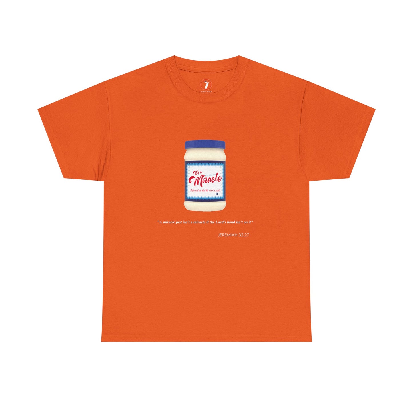 It's a Miracle Inspirational Unisex Heavy Cotton Tee