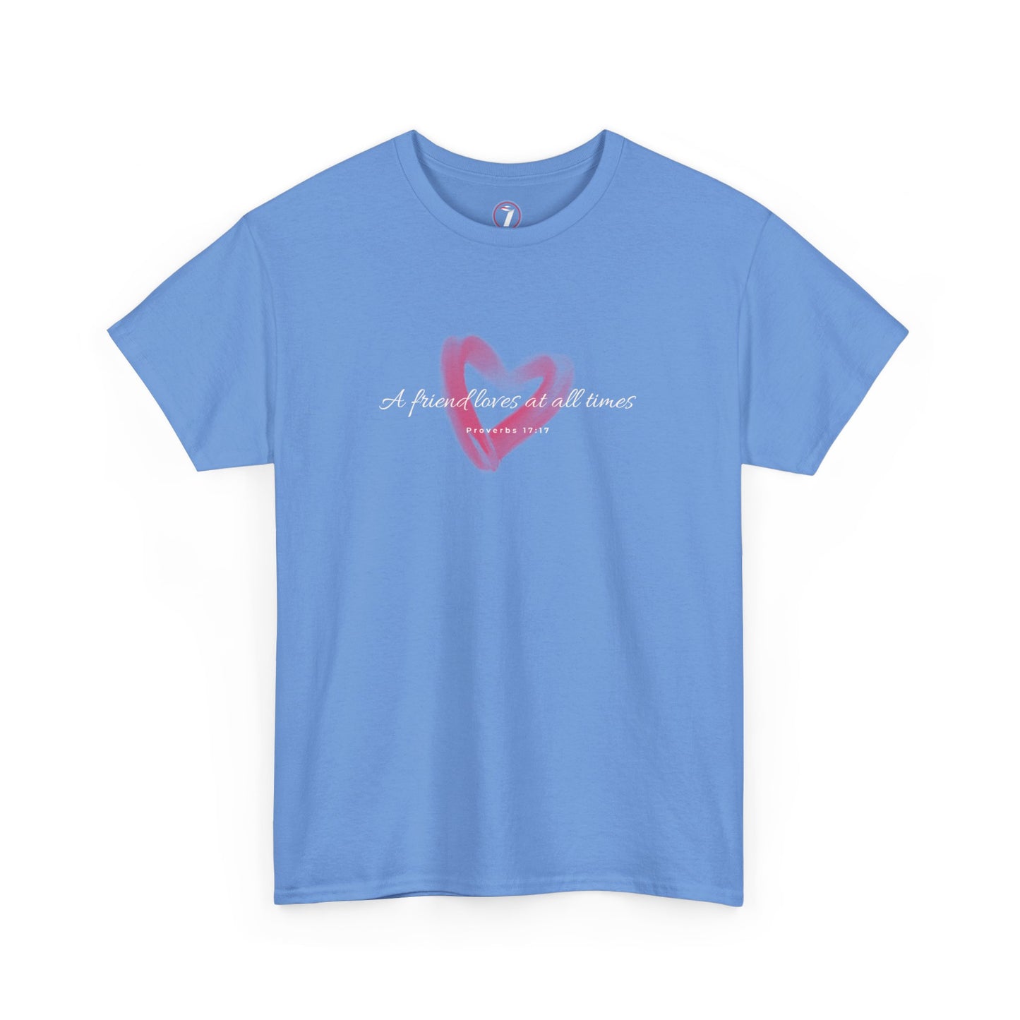 A Friend Loves at All Times Unisex Heavy Cotton Tee