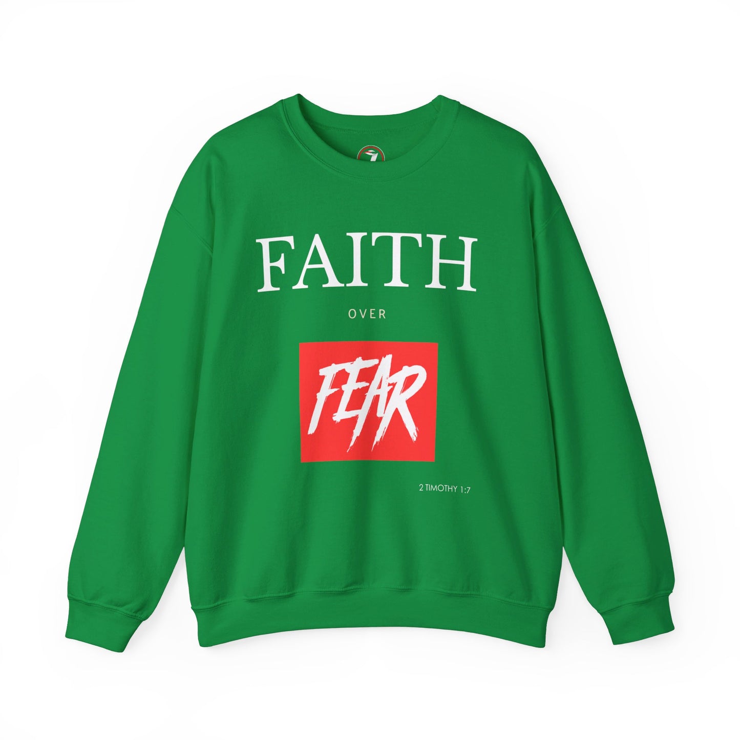 Faith over Fear Men's Unisex Heavy Blend™ Crewneck Sweatshirt