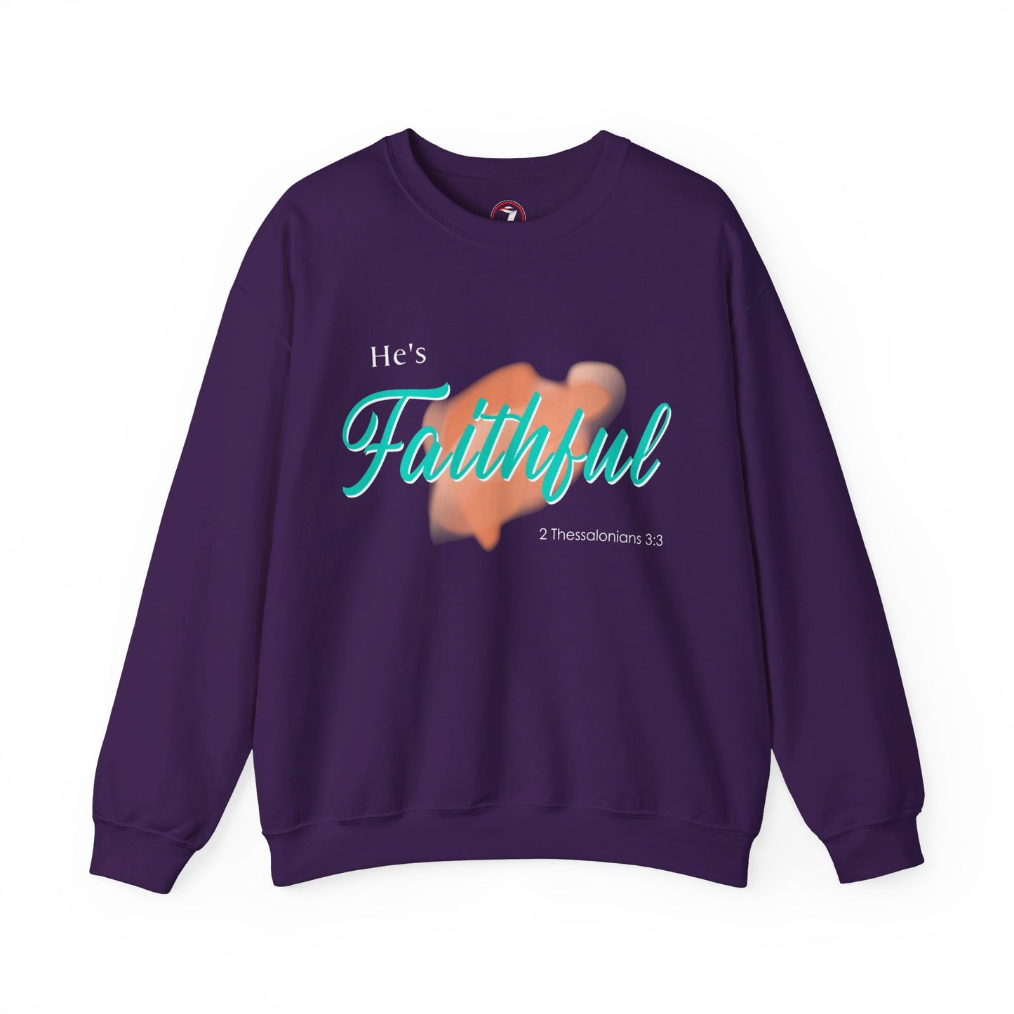 He's Faithful Unisex Heavy Blend™ Crewneck Sweatshirt