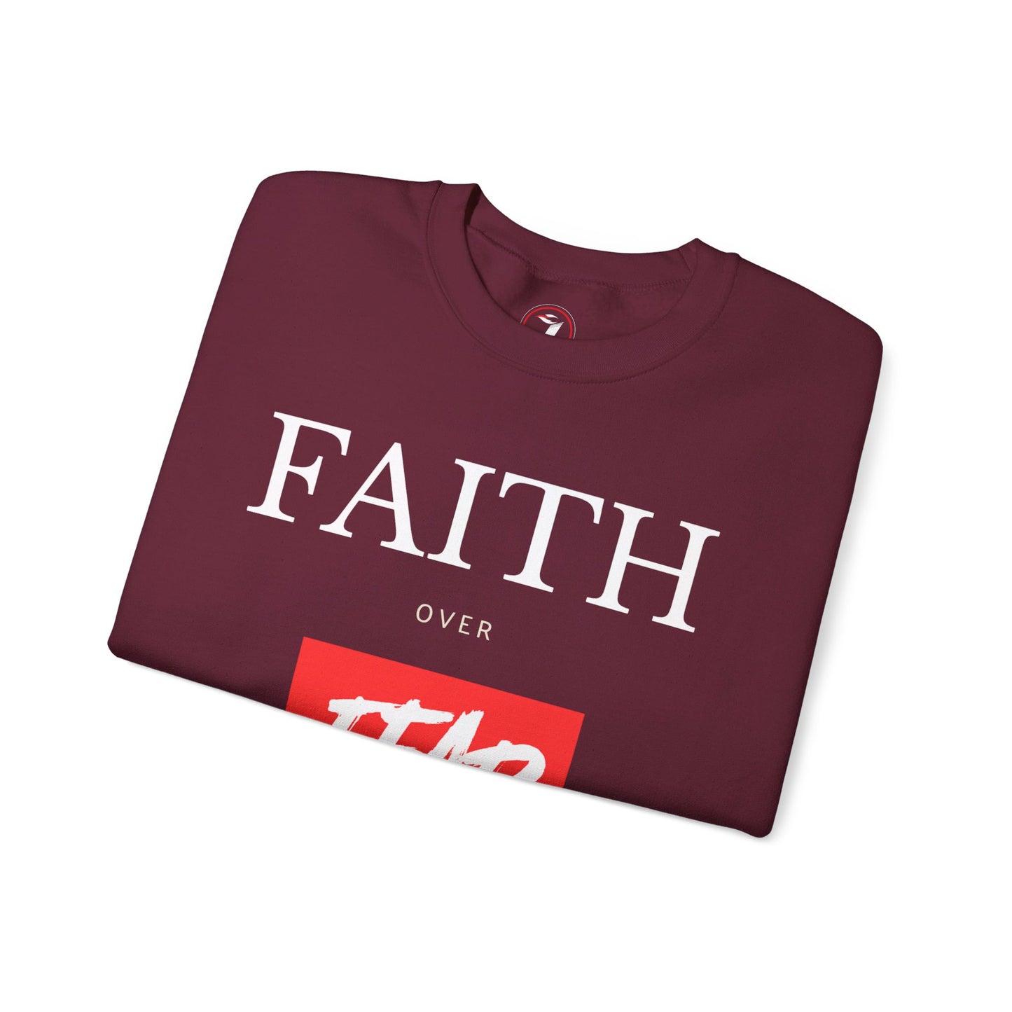 Faith over Fear Men's Unisex Heavy Blend™ Crewneck Sweatshirt