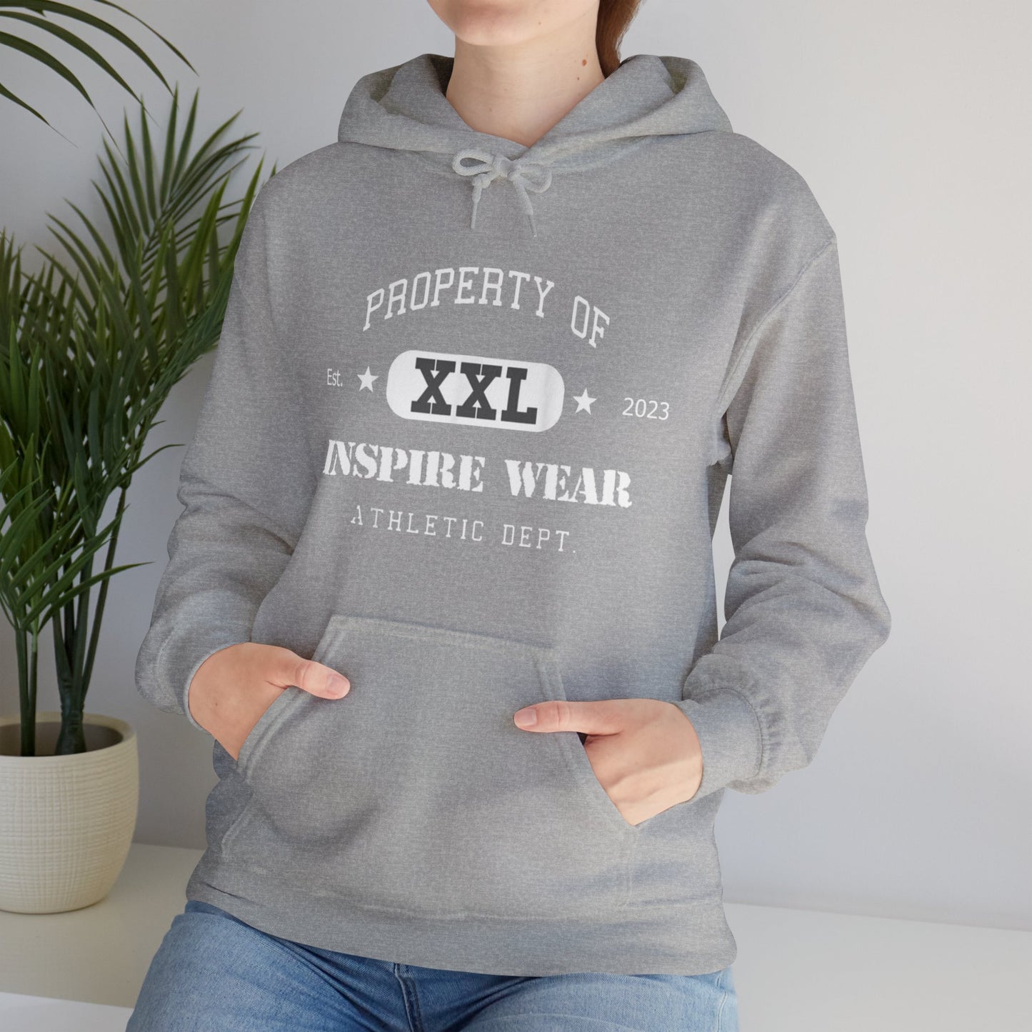 Inspire Wear Athletic Unisex Heavy Blend™ Hooded Sweatshirt