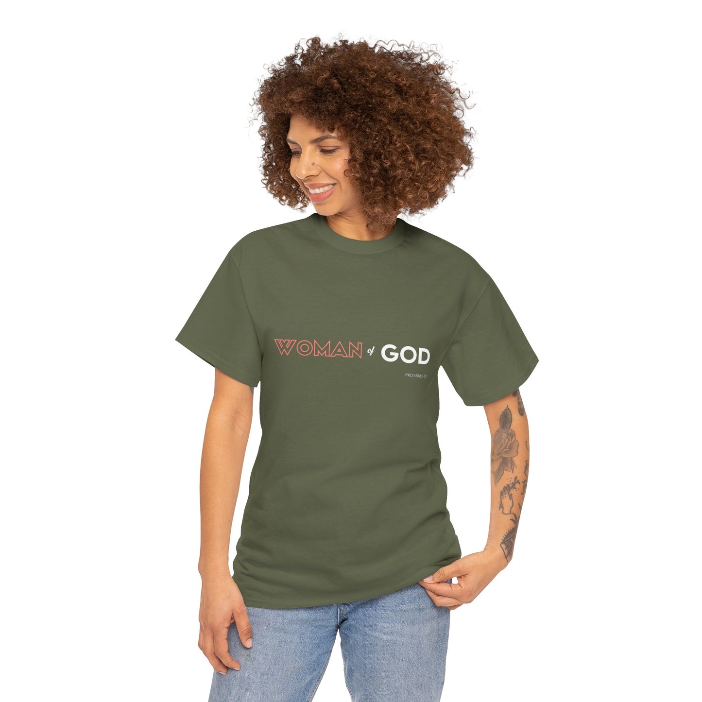Empowering Woman of God Tee - Unisex Heavy Cotton Shirt