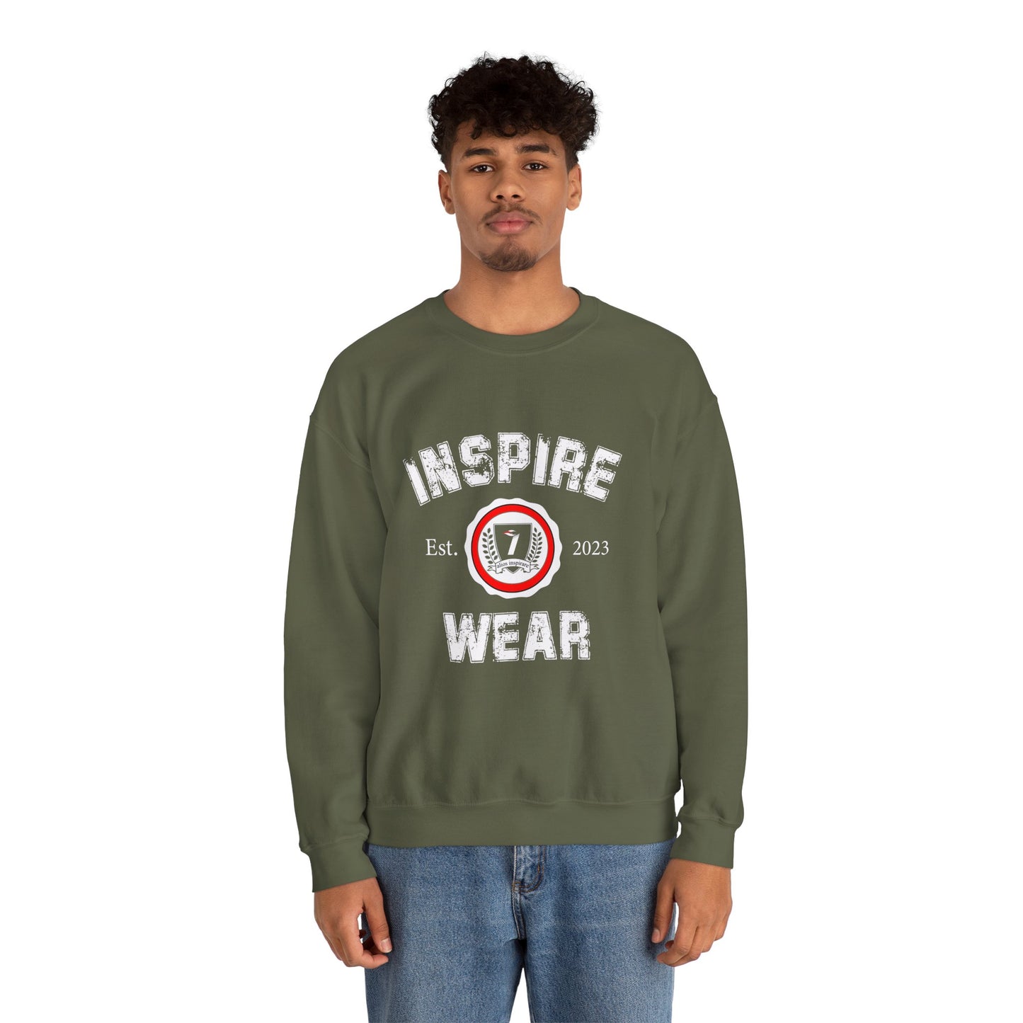 Inspire Wear Collegiate Unisex Heavy Blend™ Crewneck Sweatshirt