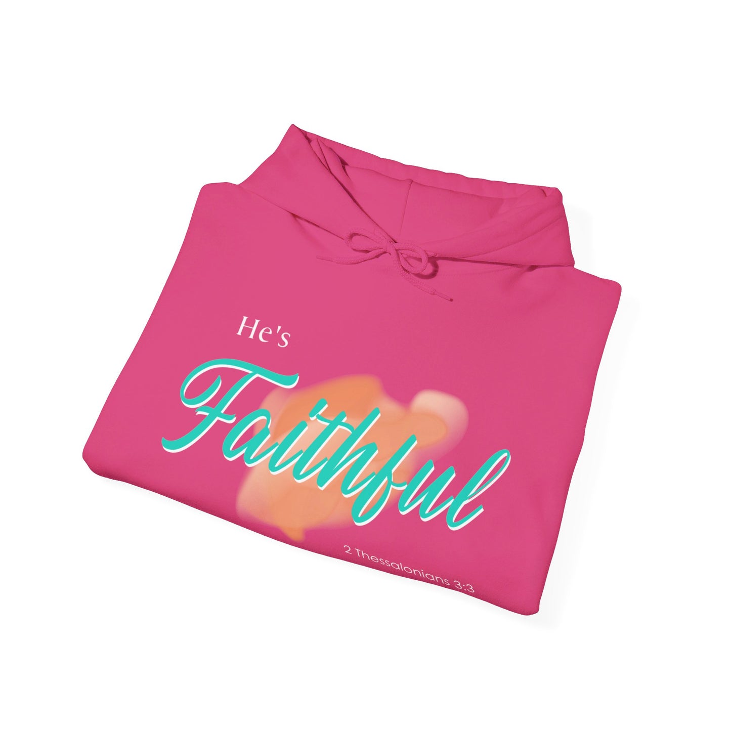 He's Faithful Unisex Heavy Blend™ Hooded Sweatshirt