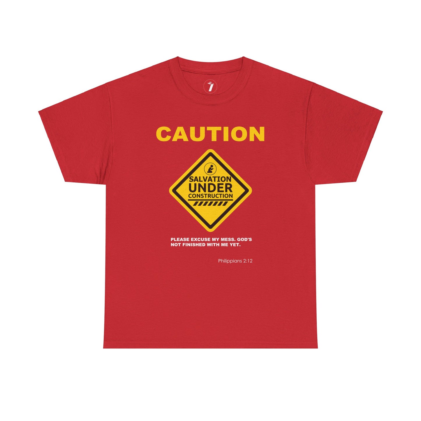 Salvation Under Construction Unisex Heavy Cotton Tee