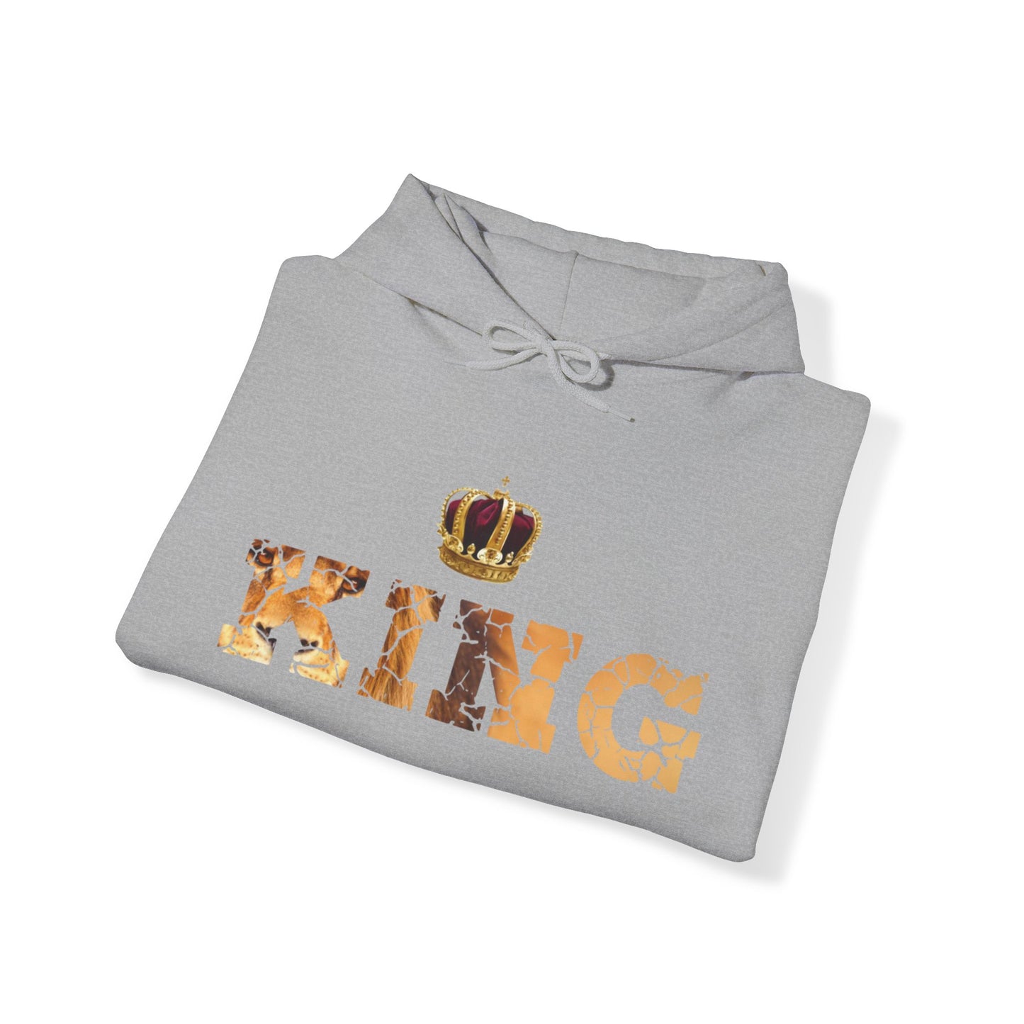 I Am King Unisex Heavy Blend™ Hooded Sweatshirt