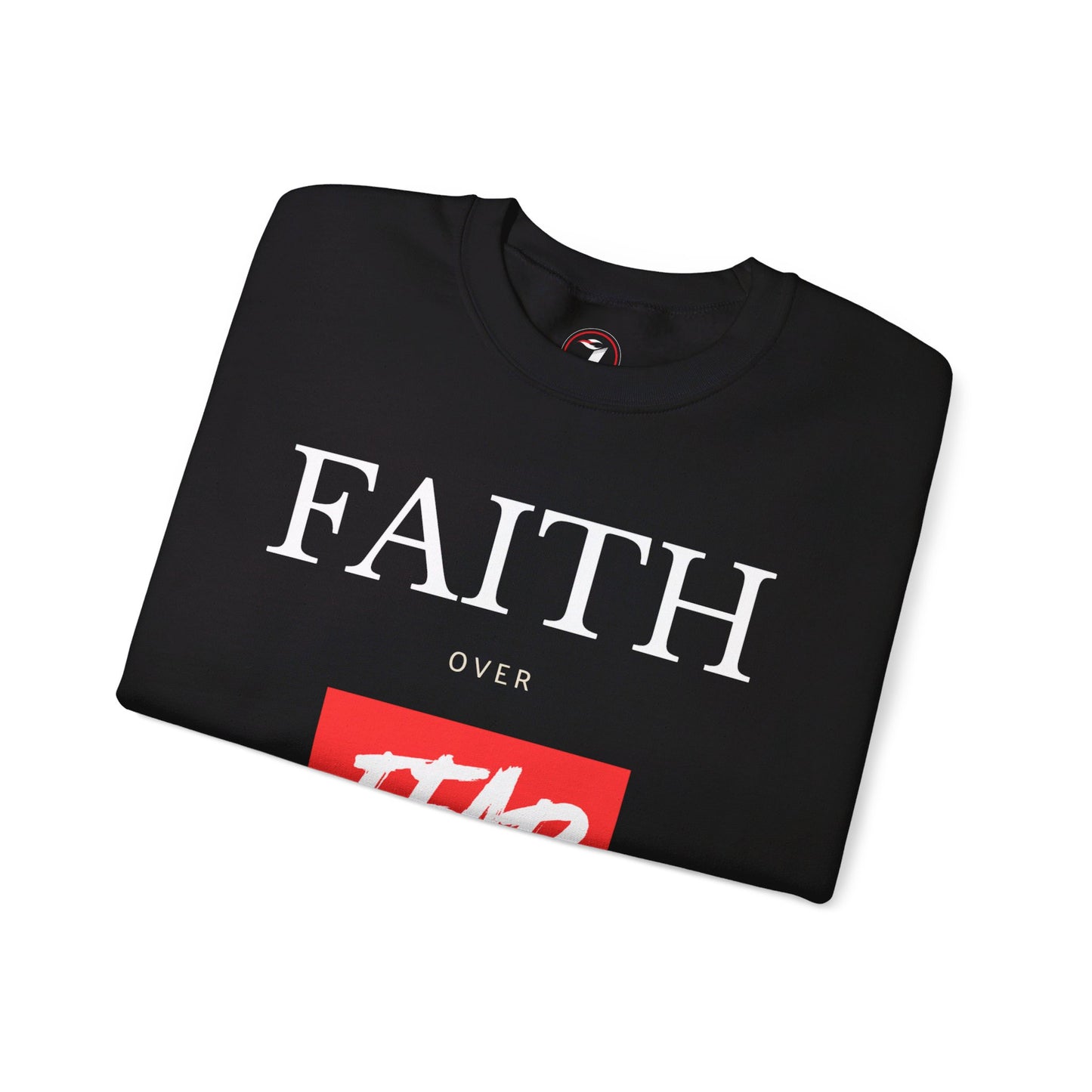 Faith over Fear Men's Unisex Heavy Blend™ Crewneck Sweatshirt