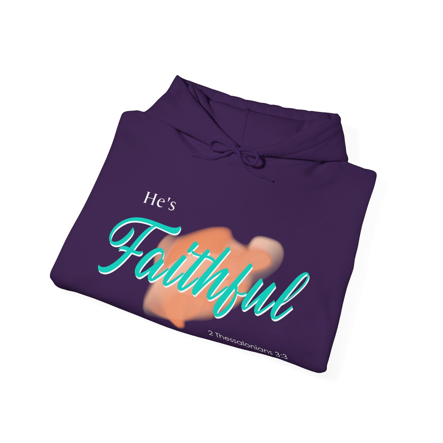 He's Faithful Unisex Heavy Blend™ Hooded Sweatshirt