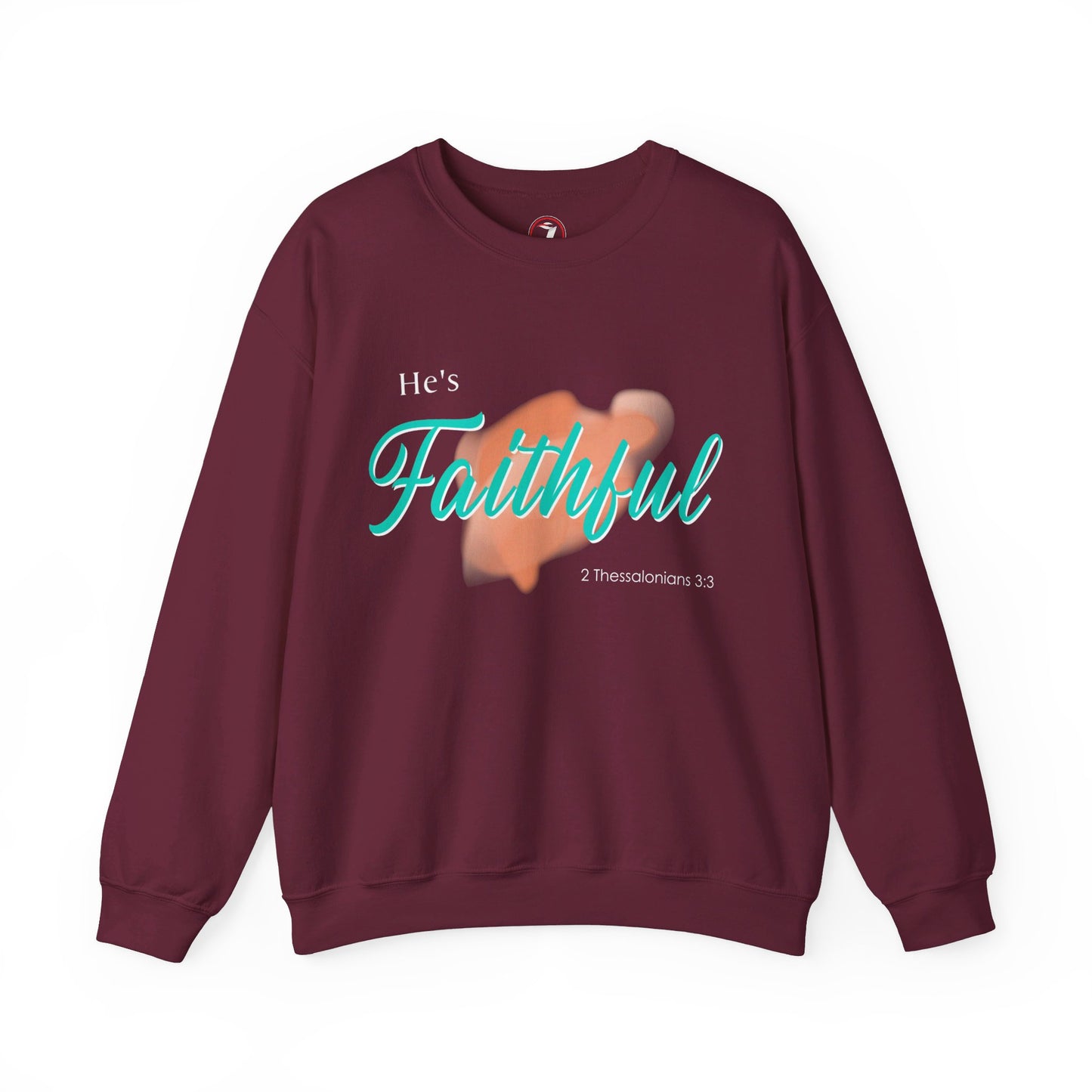 He's Faithful Unisex Heavy Blend™ Crewneck Sweatshirt