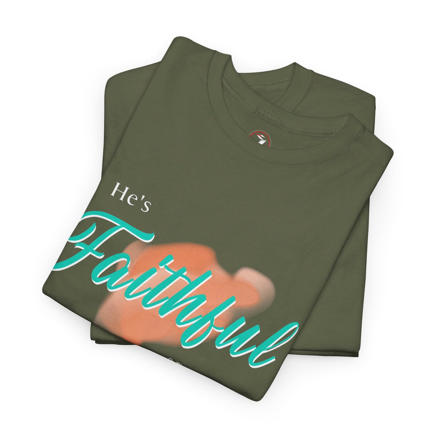 He's Faithful Unisex Heavy Cotton Tee