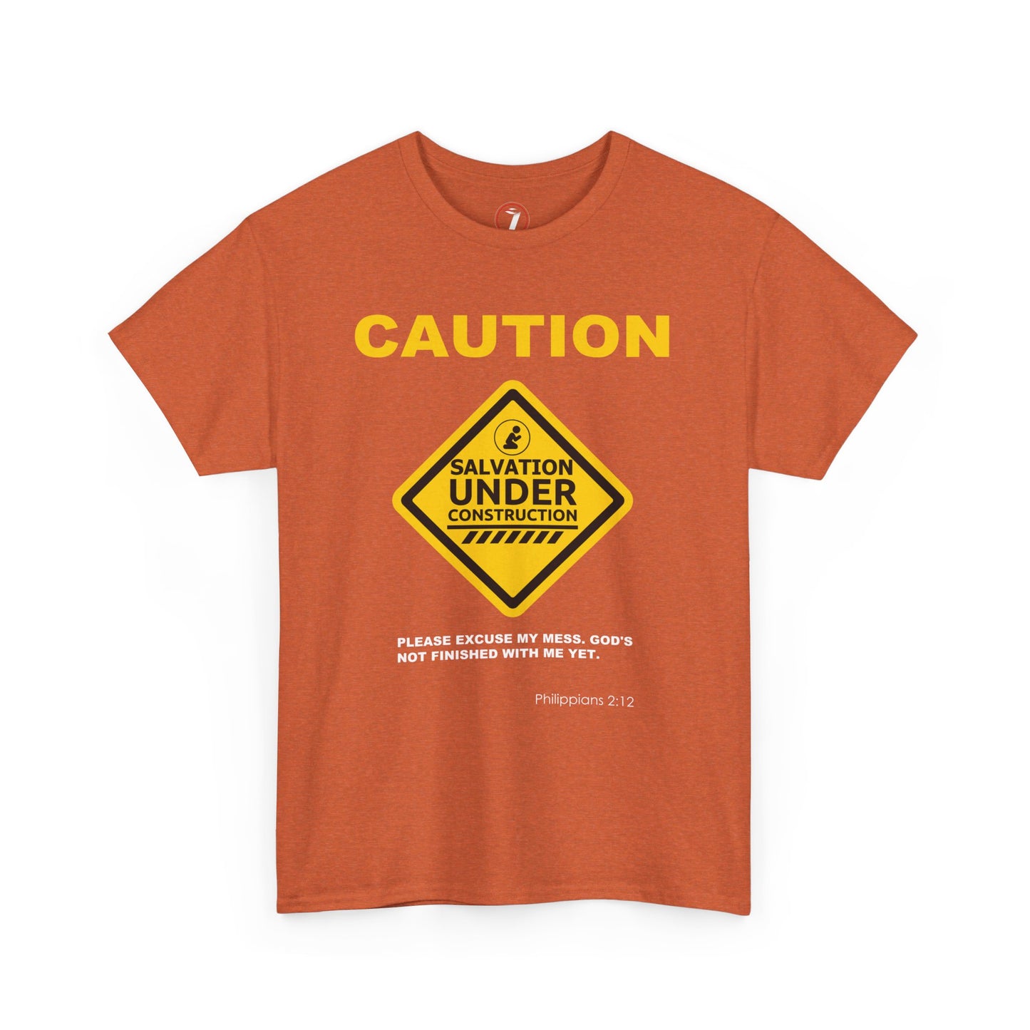 Salvation Under Construction Unisex Heavy Cotton Tee