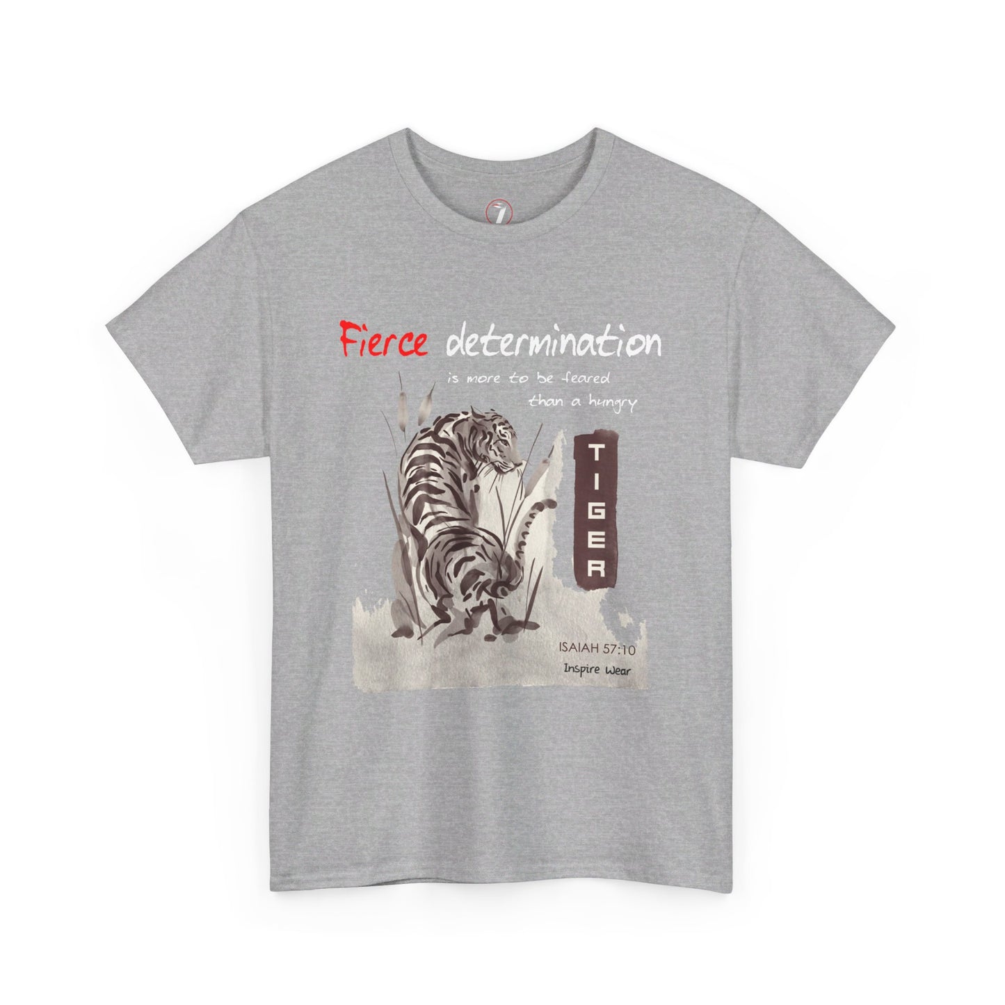 Fierce Determination Unisex Heavy Cotton Tee