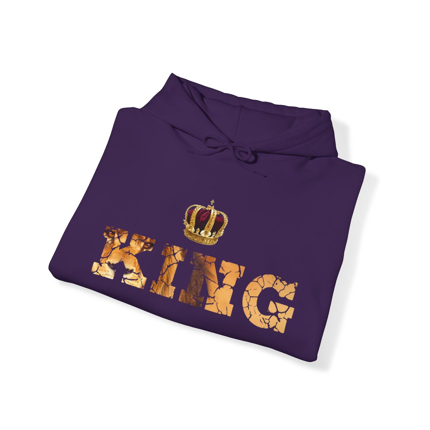 I Am King Unisex Heavy Blend™ Hooded Sweatshirt