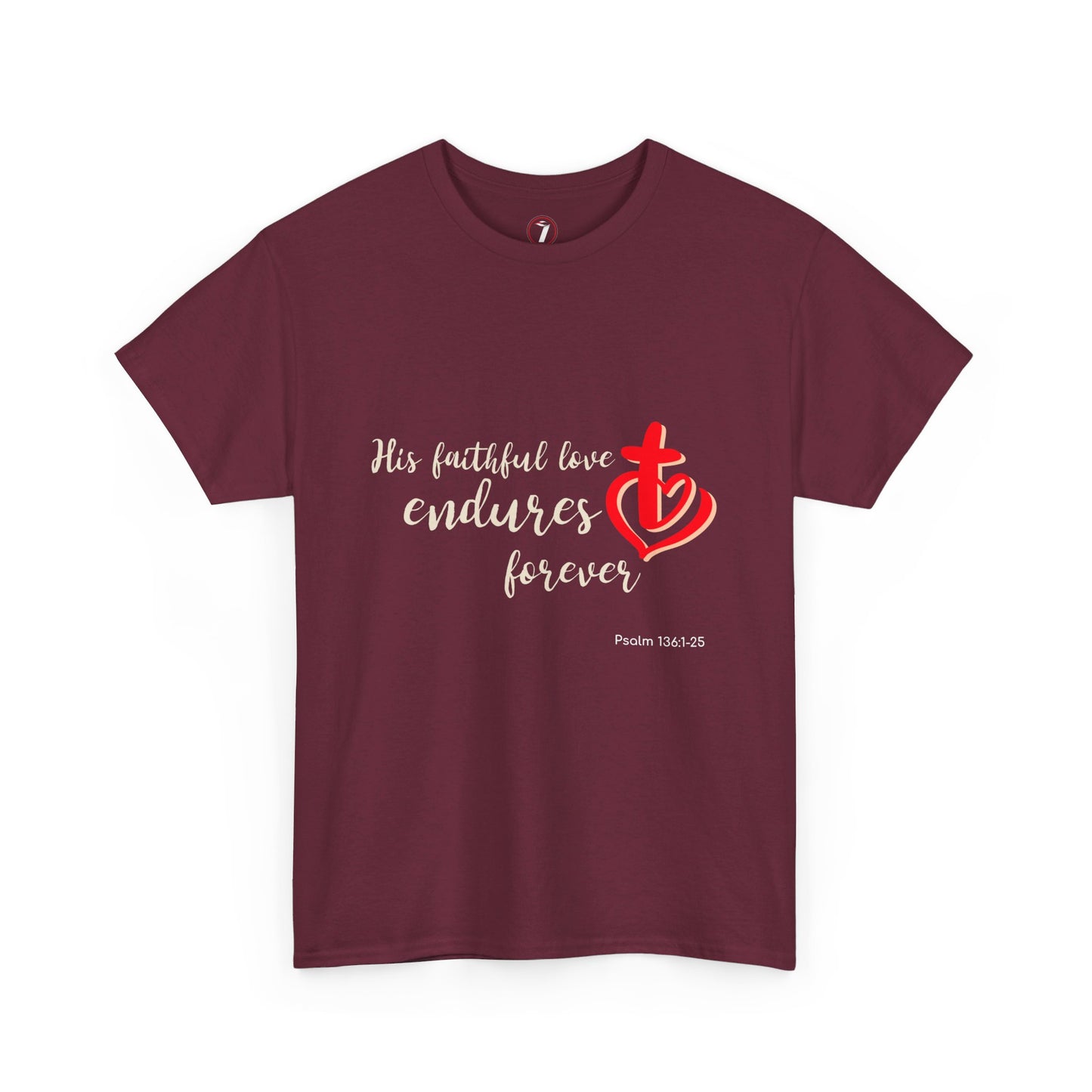His Faithful Love Unisex Heavy Cotton Tee