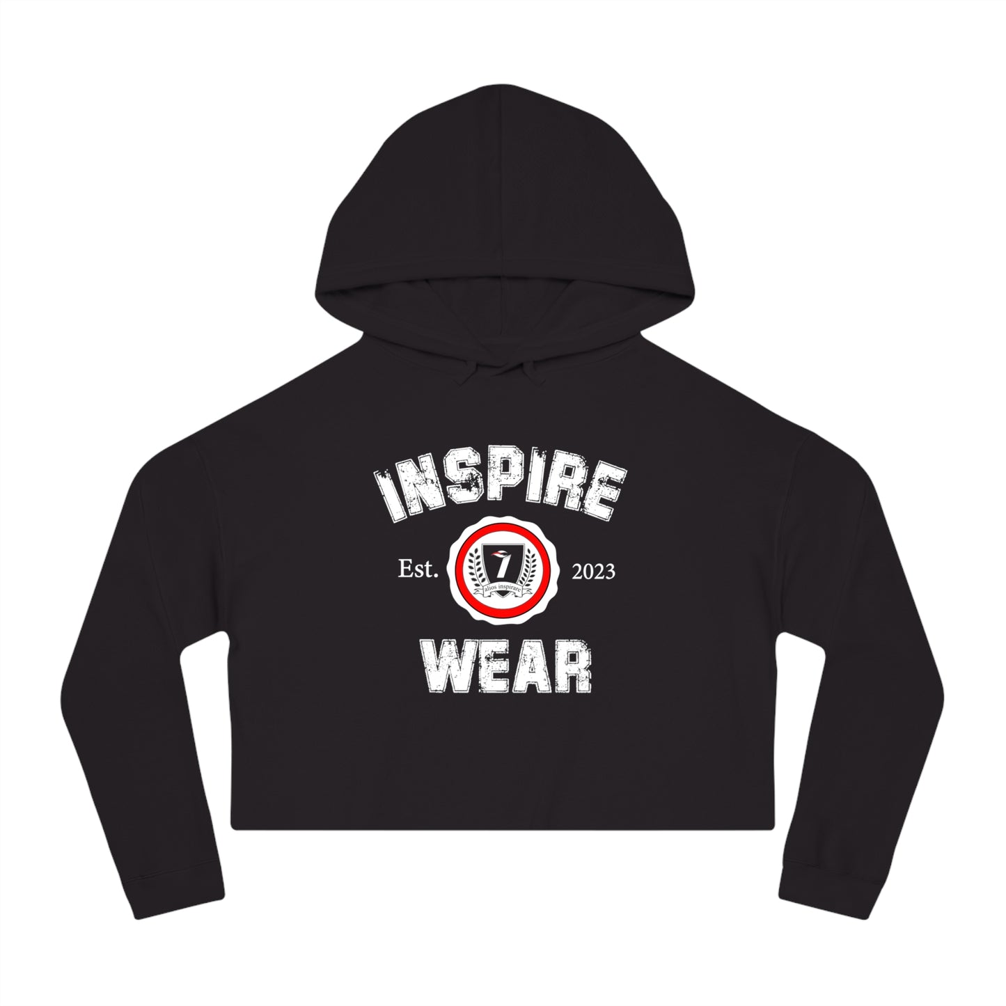 Inspire Wear Women’s Cropped Hooded Sweatshirt