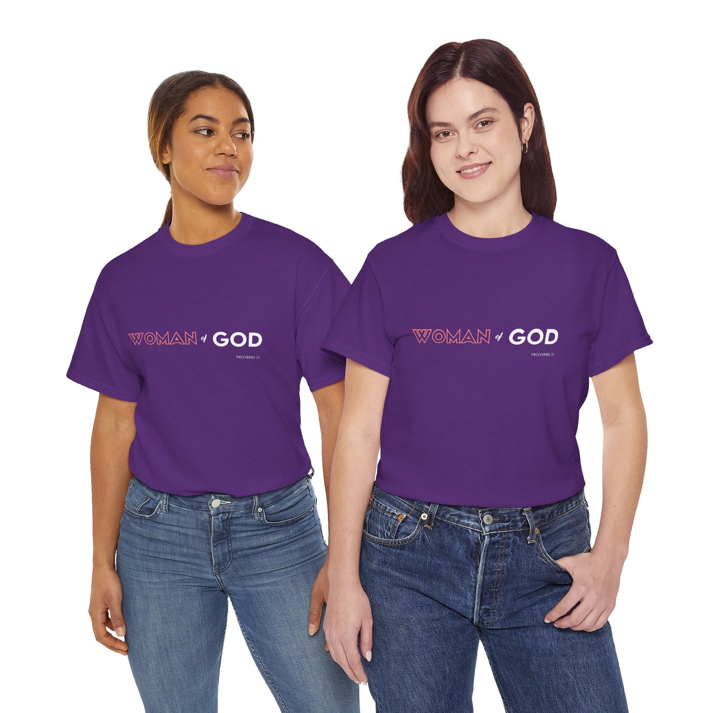 Empowering Woman of God Tee - Unisex Heavy Cotton Shirt