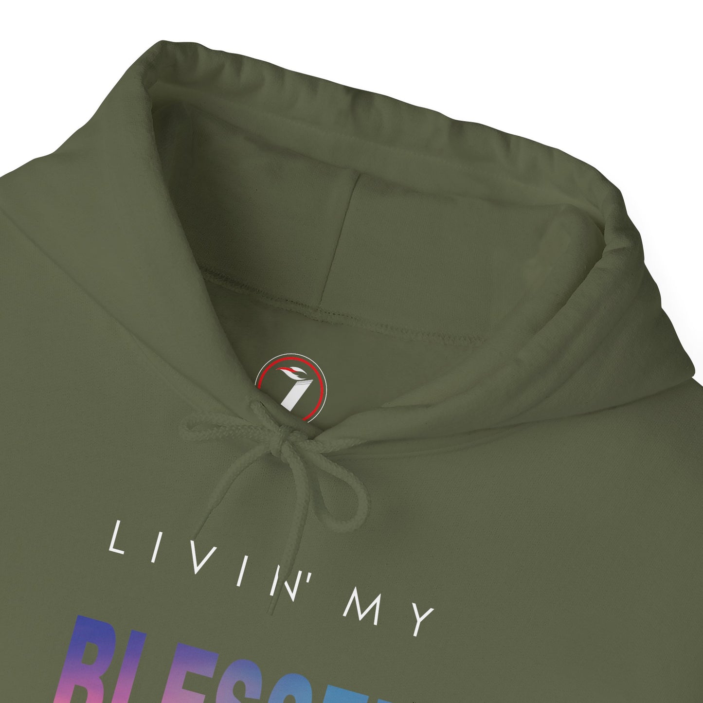 Living My Blessed Life Unisex Heavy Blend™ Hooded Sweatshirt