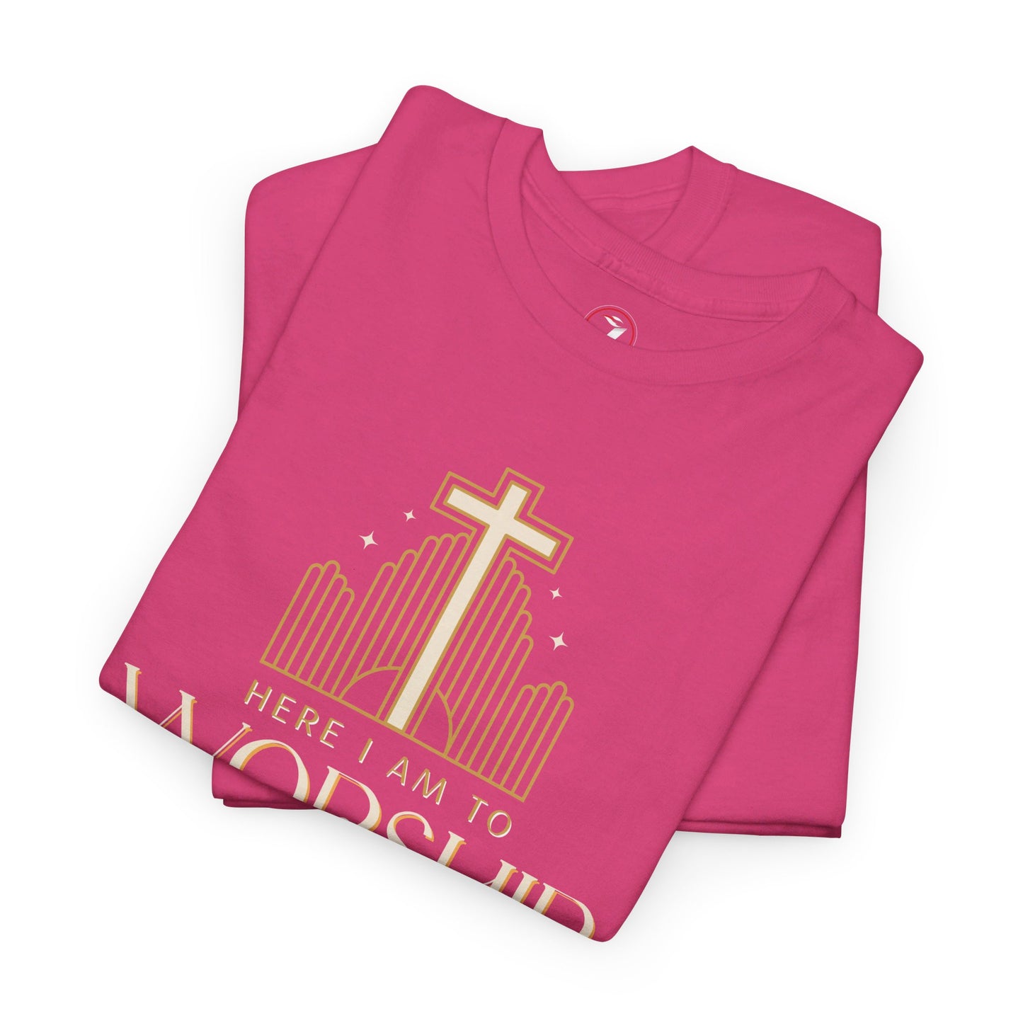 Here I am to Worship Unisex Heavy Cotton Tee