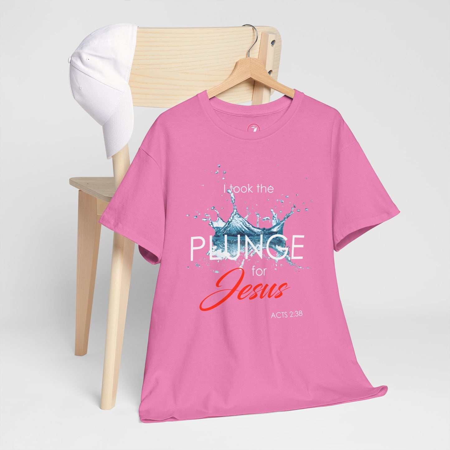 Plunge for Jesus Unisex Heavy Cotton Tee - Faith-Inspired Graphic Shirt