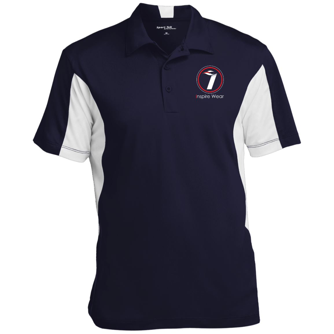 I Wear logo complete ST655 Men's Colorblock Performance Polo