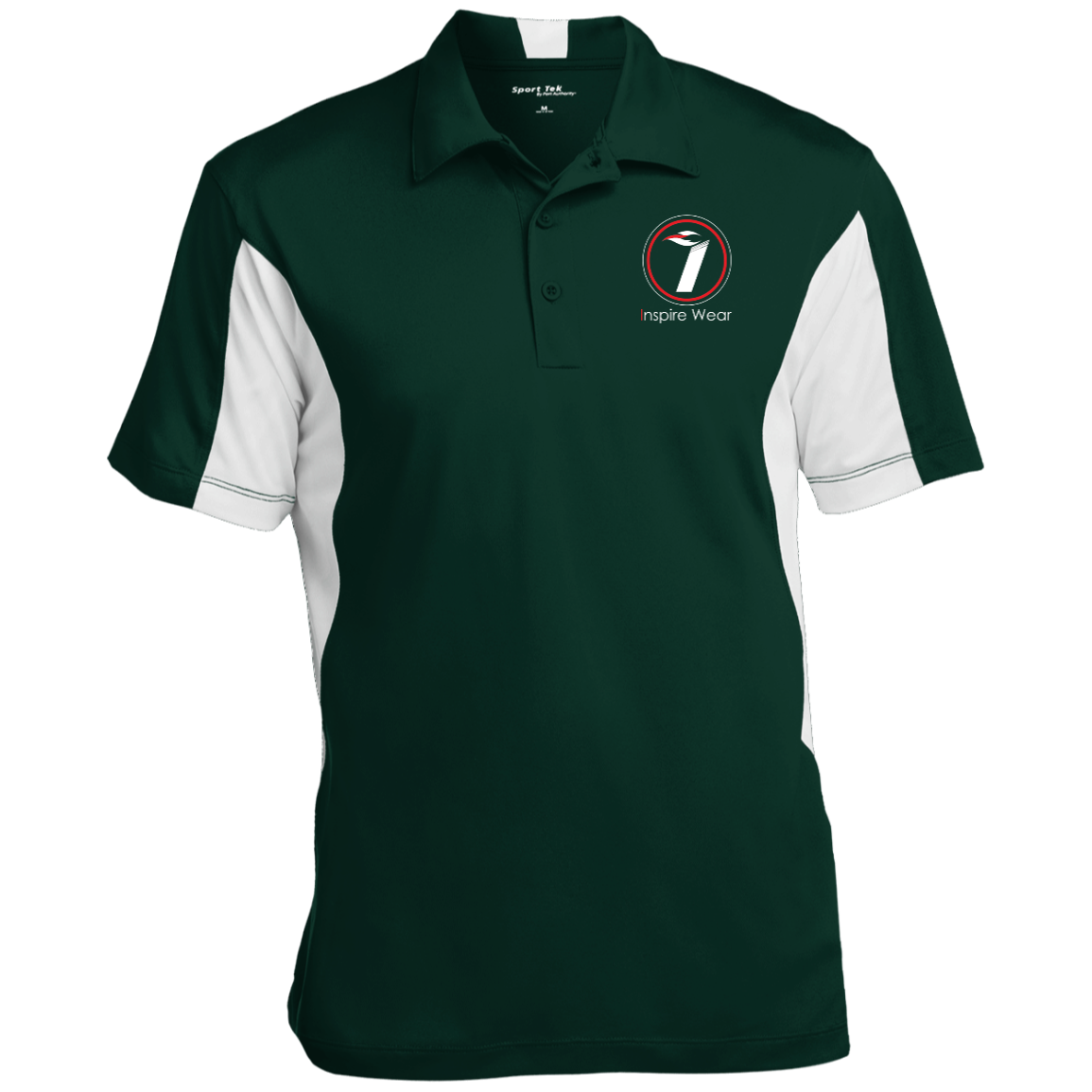 I Wear logo complete ST655 Men's Colorblock Performance Polo