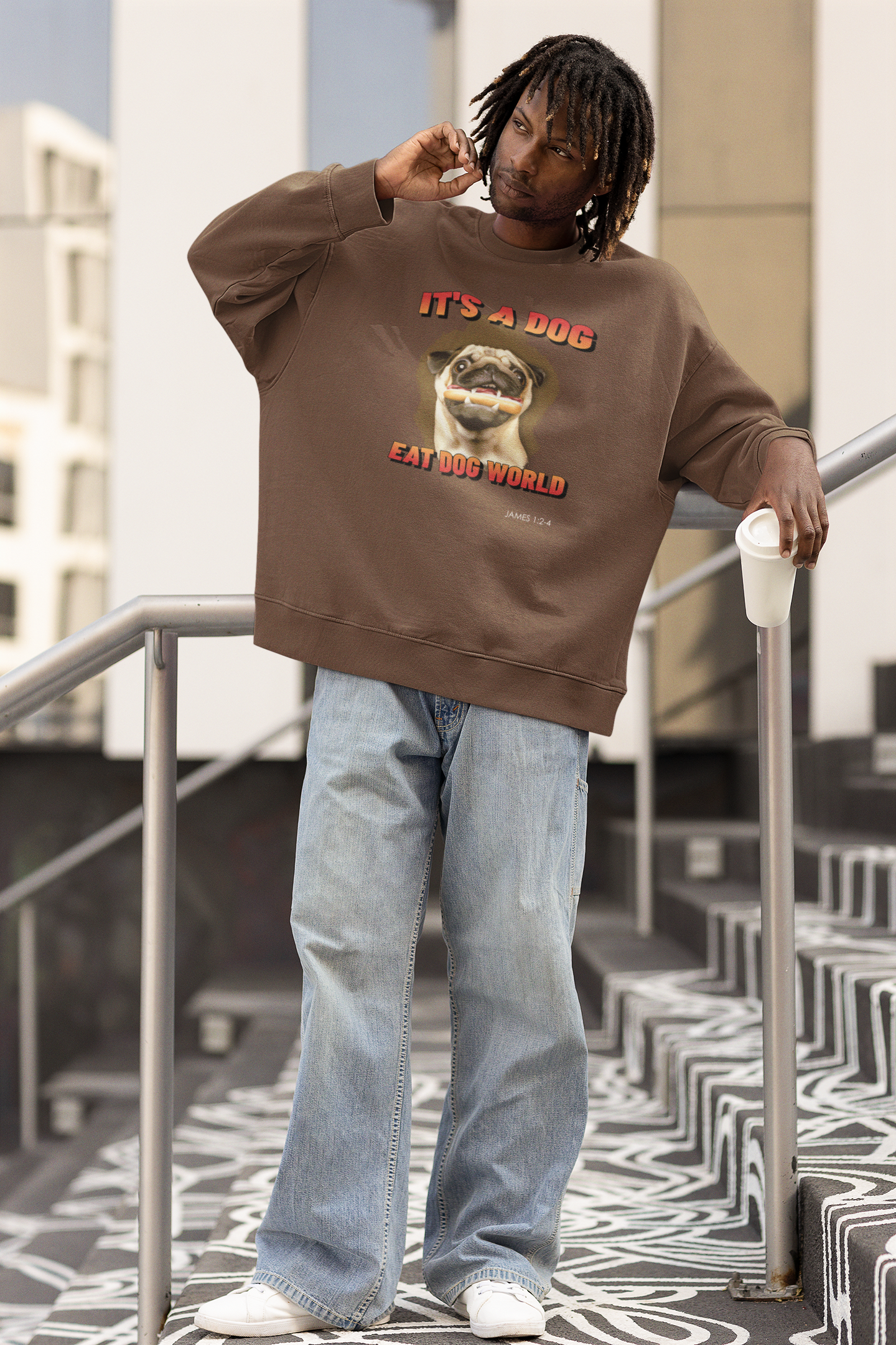 Dog Eat Dog World Unisex Heavy Blend™ Crewneck Sweatshirt