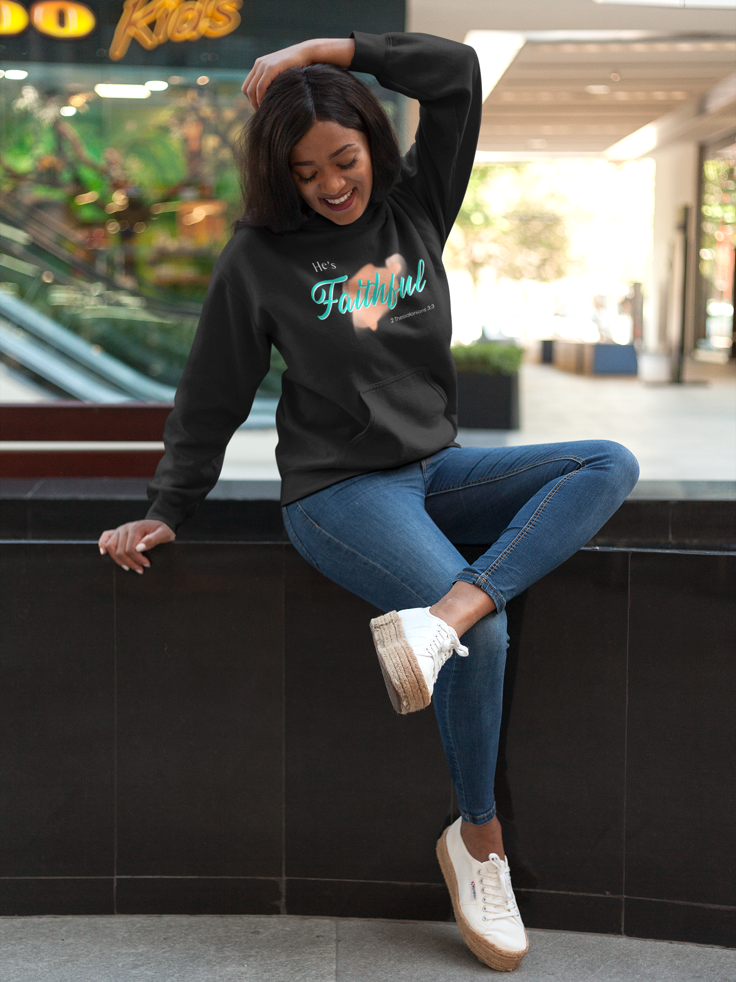 He's Faithful Unisex Heavy Blend™ Hooded Sweatshirt