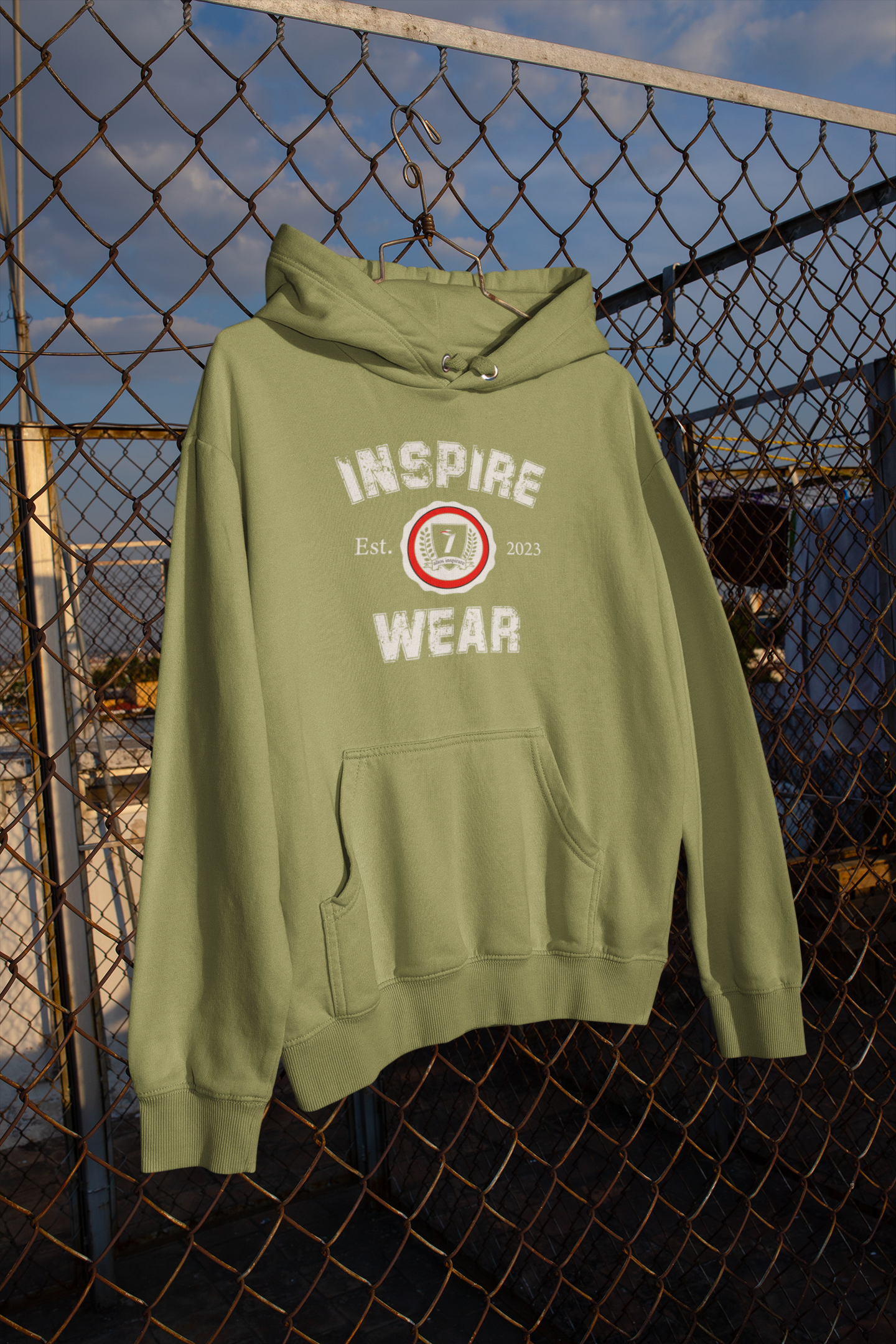 Inspire Wear Crested Unisex Heavy Blend™ Hooded Sweatshirt