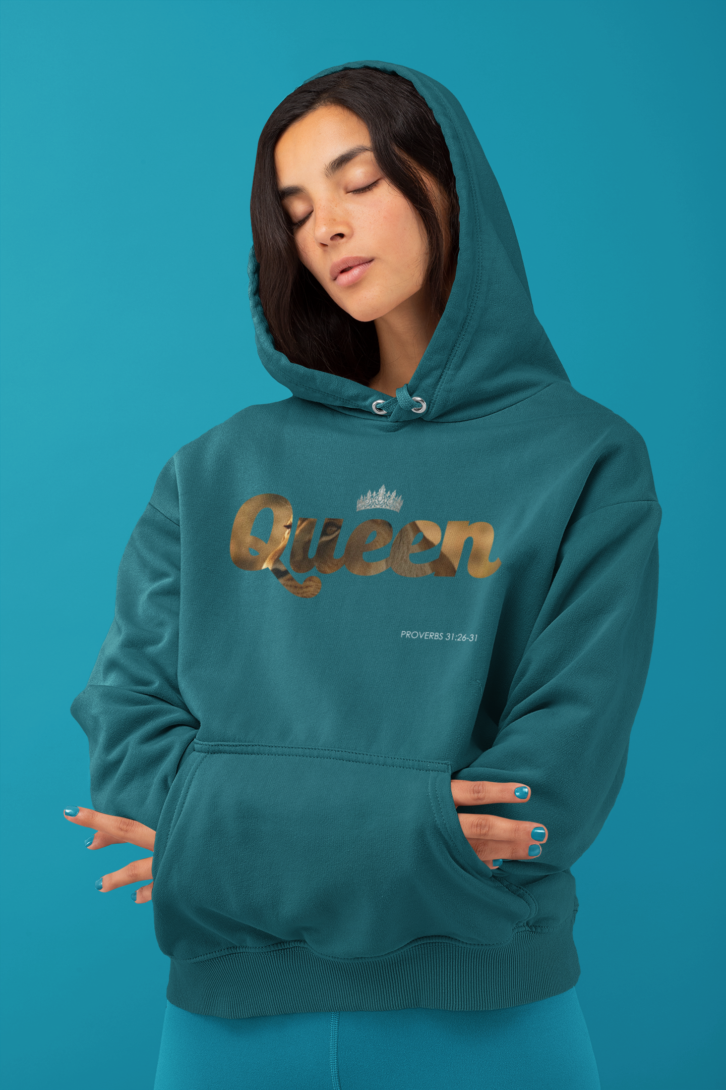 I Am Queen Unisex Heavy Blend™ Hooded Sweatshirt