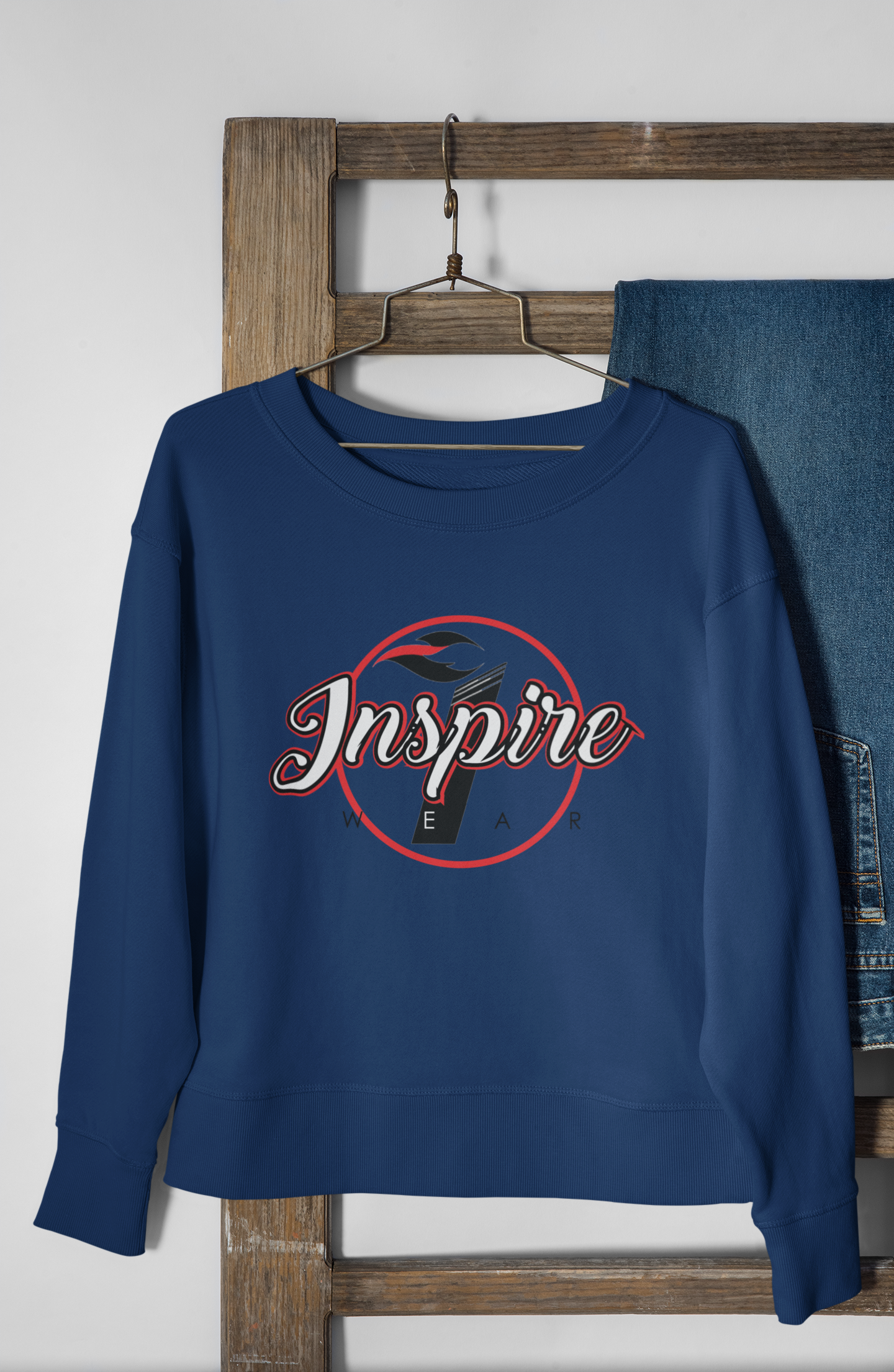 Inspire Wear Baseball Unisex Heavy Blend™ Crewneck Sweatshirt
