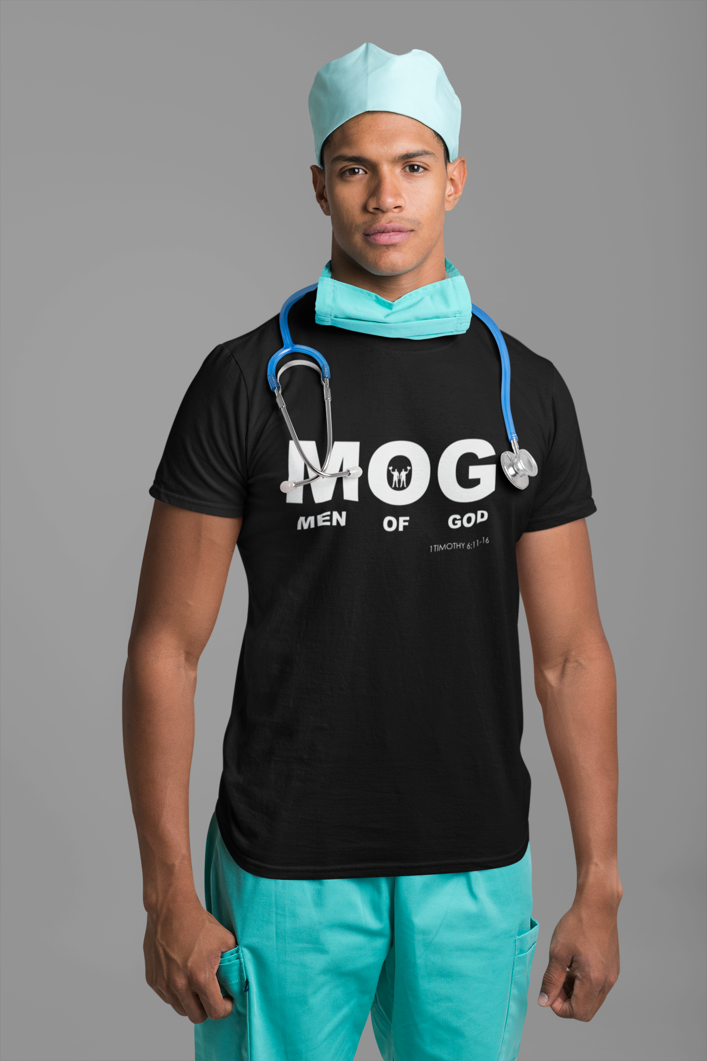"MOG" Men of God Faith Based Graphic T-Shirt - Unisex Heavy Cotton Tee