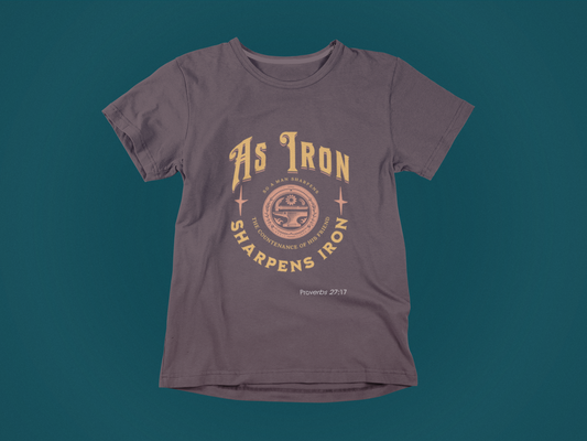 As Iron Sharpens Iron Unisex Heavy Cotton Tee