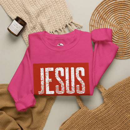 "Jesus My Redeemer" Inspirational Crewneck Sweatshirt